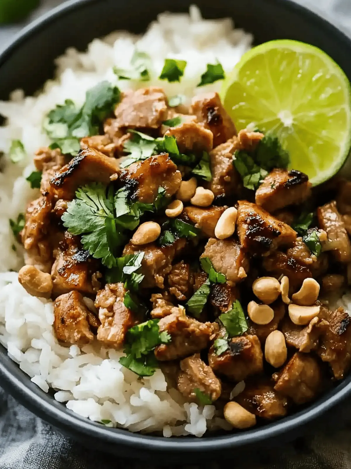 Easy Ginger Lime Pork with Creamy Coconut Rice for Busy Nights 4 Easy Ginger Lime Pork with Creamy Coconut Rice