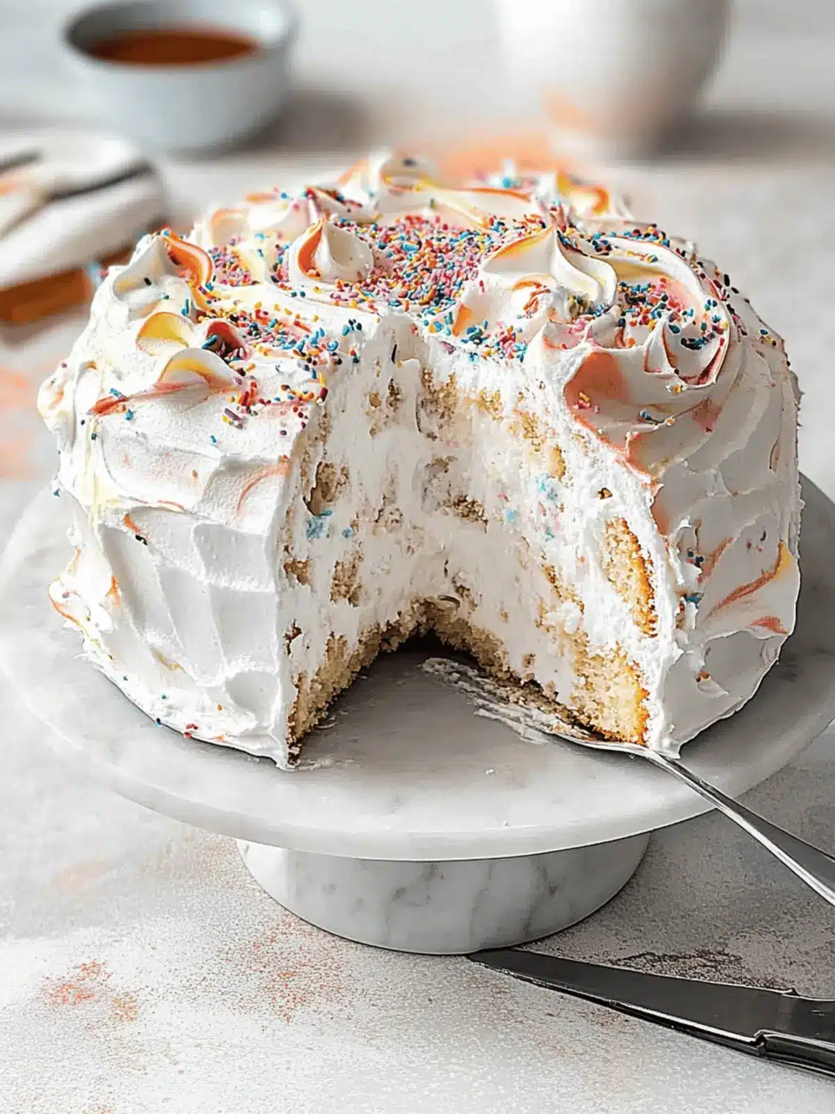 Funfetti Angel Food Cake: A Light and Festive Delight 2 Funfetti Angel Food Cake