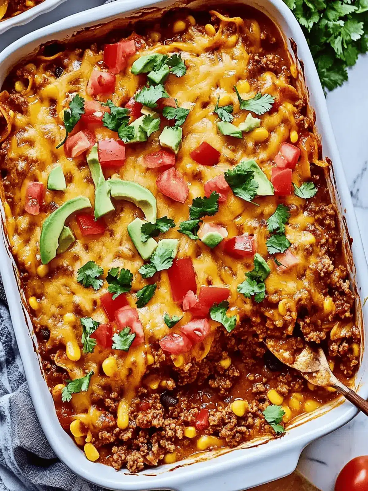 Ground Beef Taco Casserole: Family-Friendly Flavor in One Dish 4 Ground Beef Taco Casserole