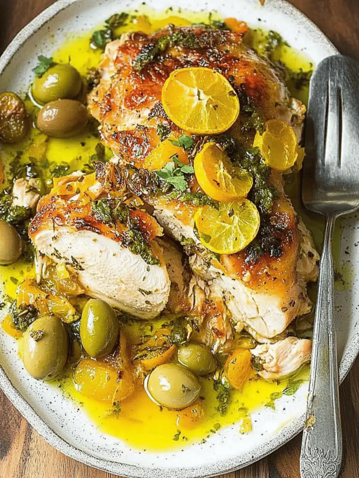 Herb Roasted Chicken with Warm Olives and Citrus Bliss 2 Herb Roasted Chicken with Warm Olives and Citrus