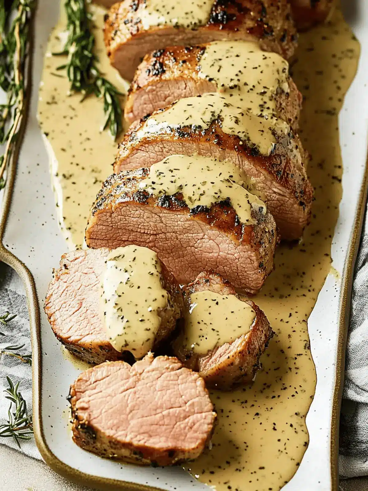 Oven-Baked Pork Tenderloin with Creamy Dijon Sauce Magic 4 Oven-Baked Pork Tenderloin with Dijon Cream Sauce