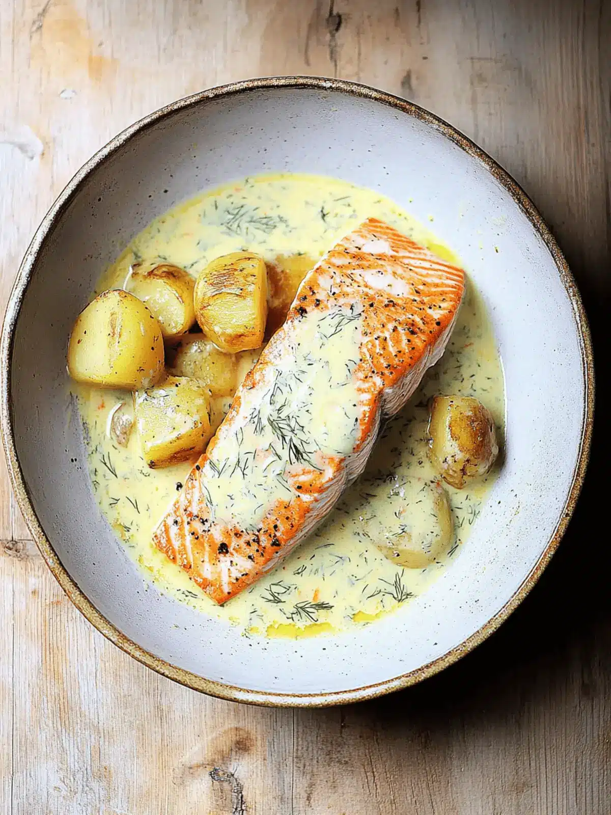 Savory Salmon in Creamy Dill Sauce Ready in 30 Minutes 4 Salmon in Creamy Dill Sauce