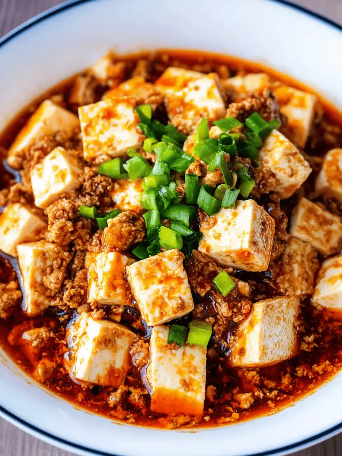 Savory Mapo Tofu: A Spicy Home-Cooked Delight
