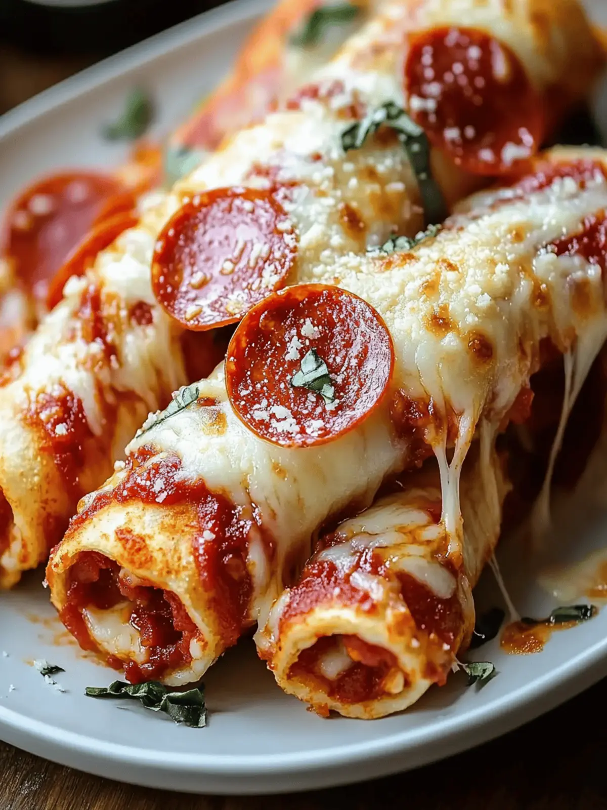 Cheesy Pepperoni Pizza Roll-Ups Ready in 30 Minutes 3 Cheesy Pepperoni Pizza Roll-Ups