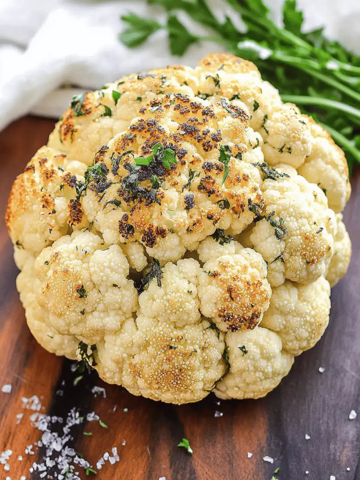Savory Whole Roasted Cauliflower: A Perfect Fam-Bam Dish 4 Whole Roasted Cauliflower