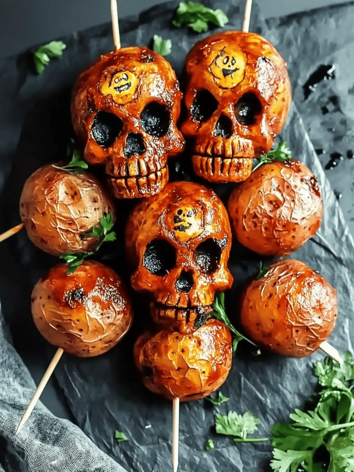Spooky Creepy Skull Potatoes for Halloween Fun and Flavor 4 Creepy Skull Potatoes