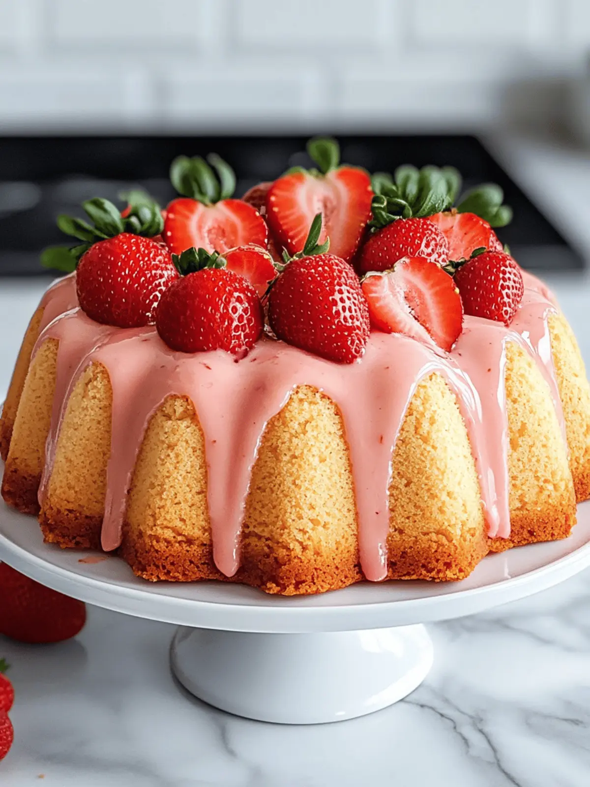 Sweet and Tangy Strawberry Pound Cake That's Simply Irresistible 3 Sweet and Tangy Strawberry Pound Cake