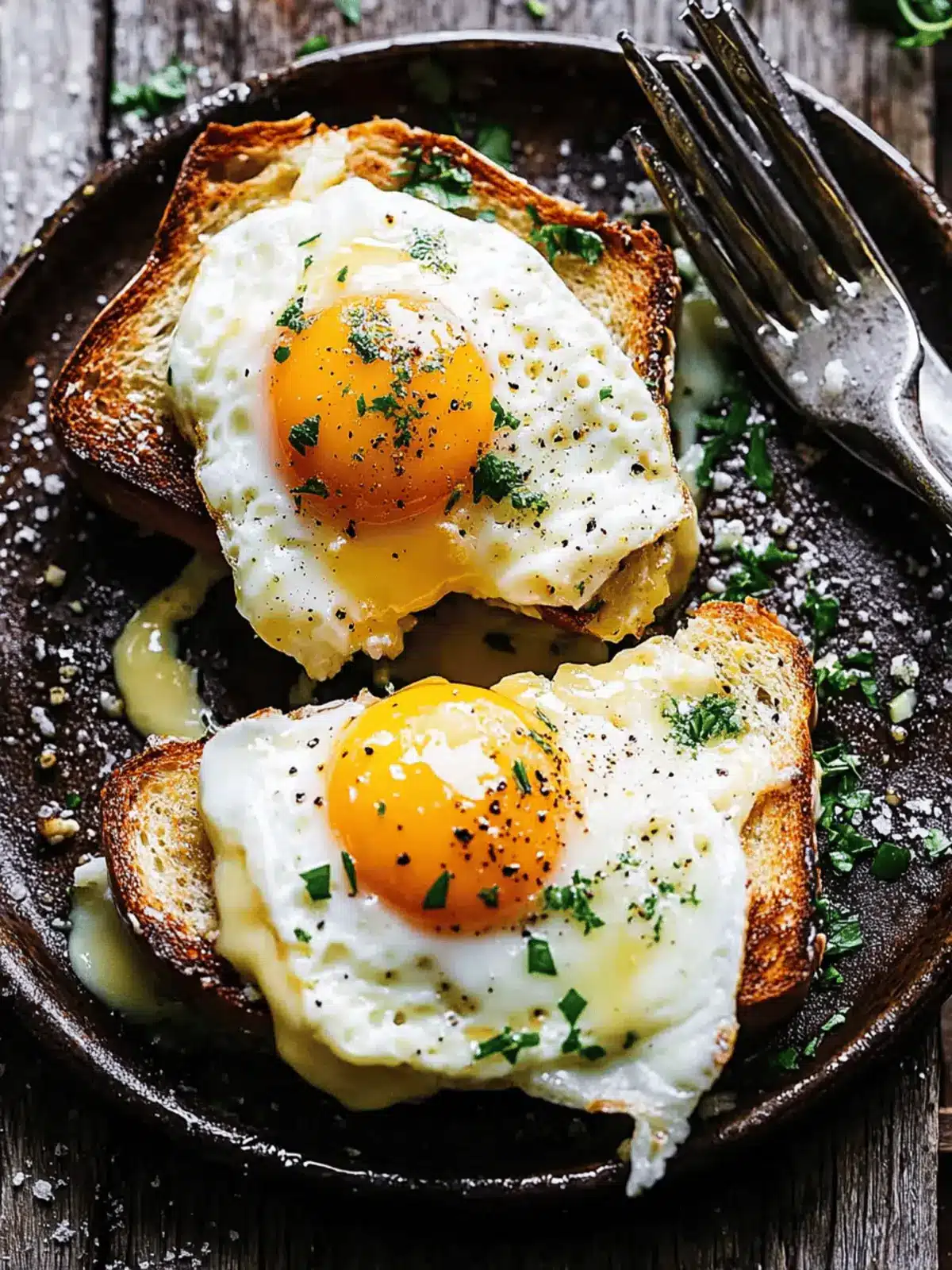 Decadent French Baked Eggs on Toast for a Luxe Brunch Treat 2 French Baked Eggs on Toast