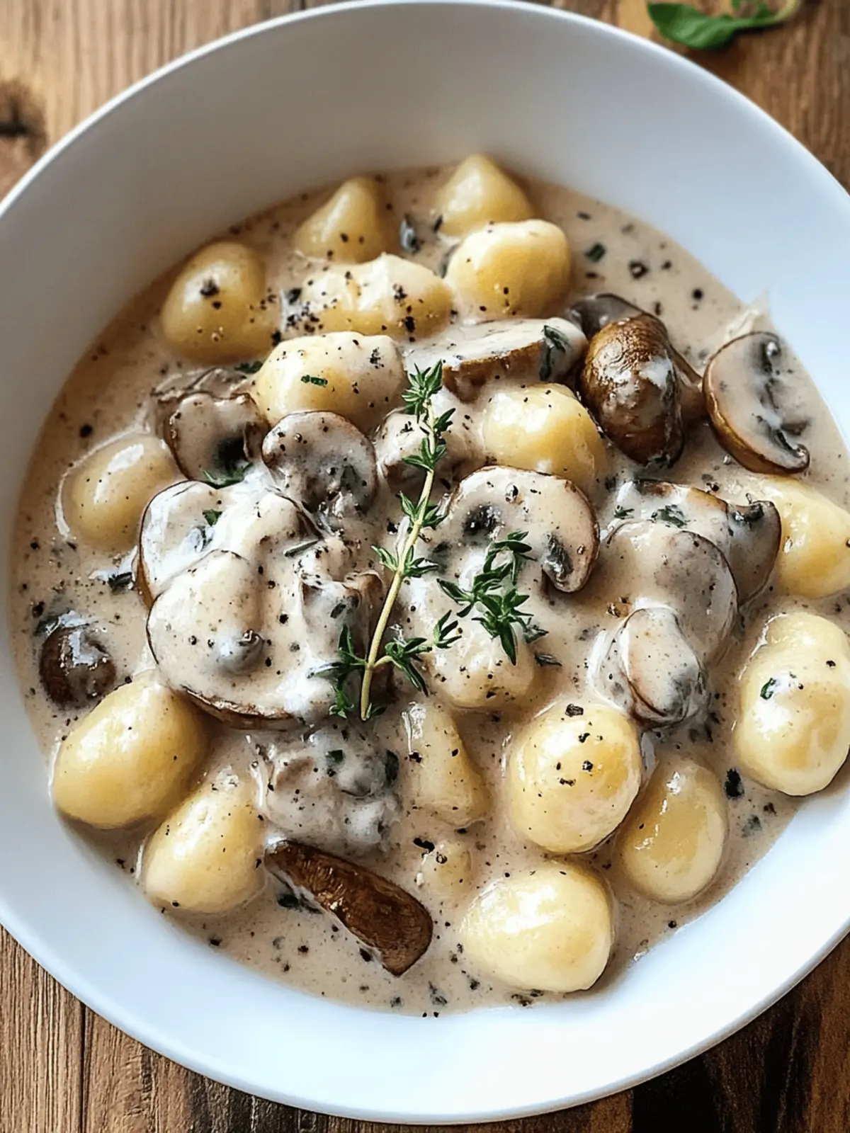 Mushroom Gnocchi with Parmesan Cream Sauce for Cozy Nights 4 Mushroom Gnocchi with Parmesan Cream Sauce