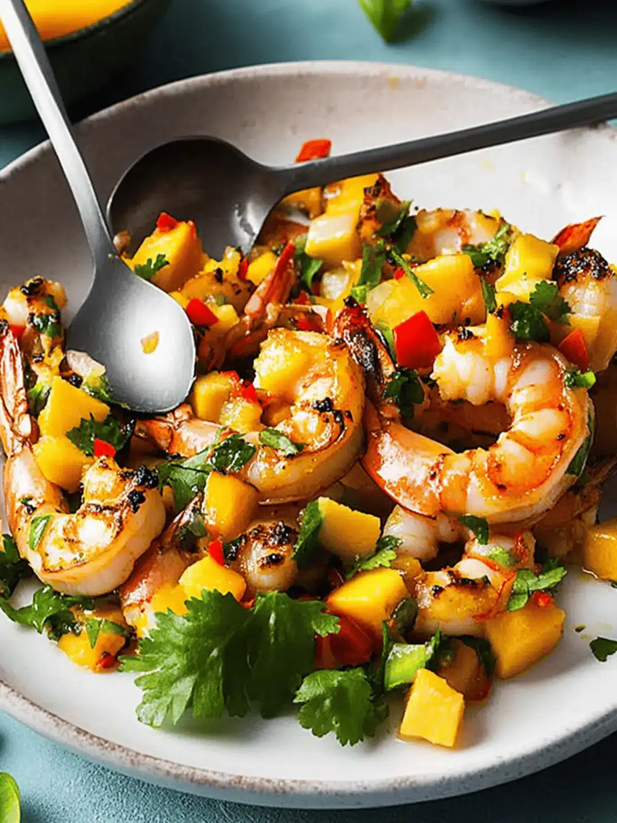 Chilli Lime Prawns with Tangy Mango Salsa for BBQ Bliss 3 Chilli Lime Prawns with Tangy Mango Salsa