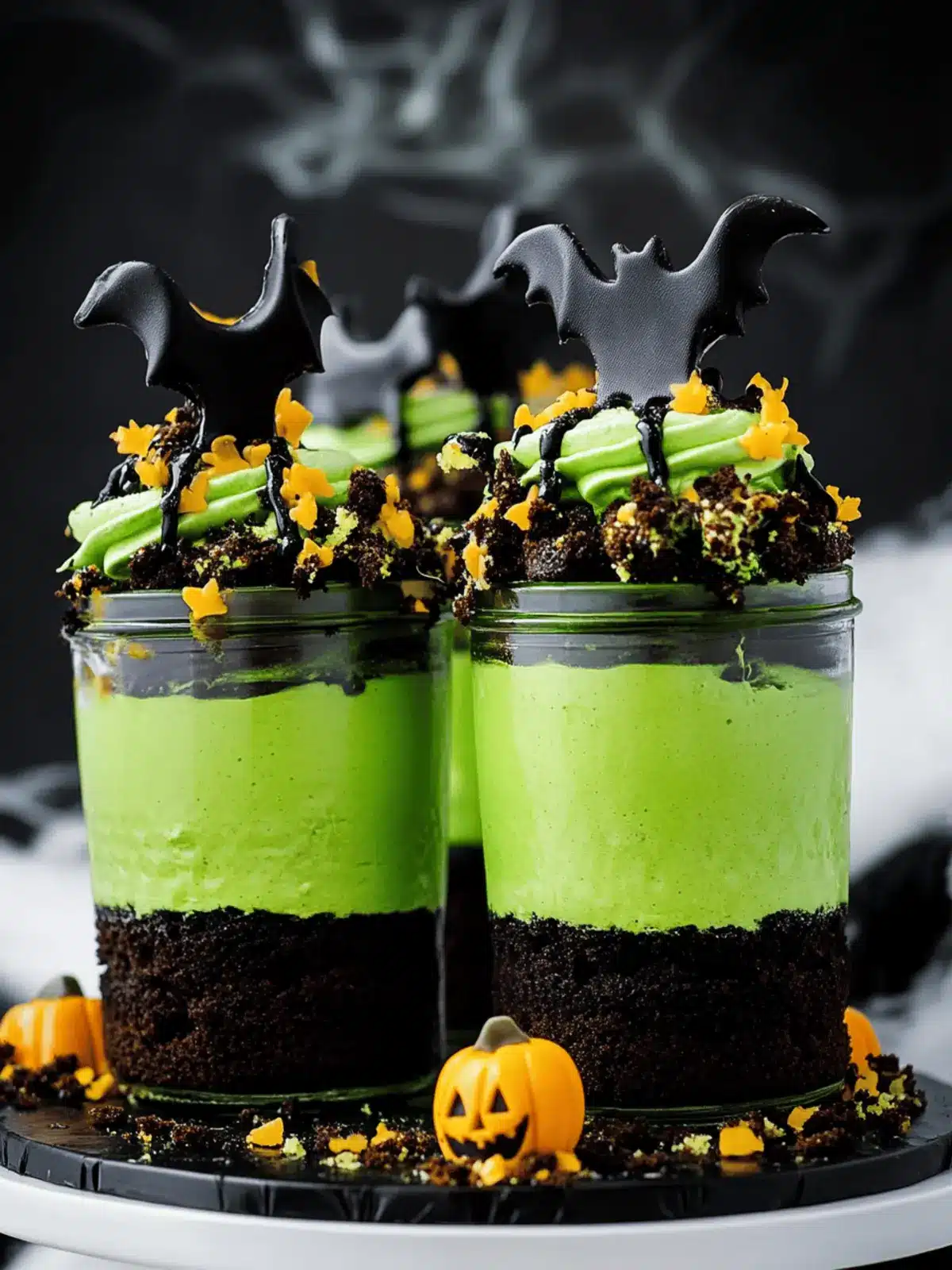 Witches Brew Halloween Cake Jars: A Spooky Sweet Treat 4 Witches Brew Halloween Cake Jars