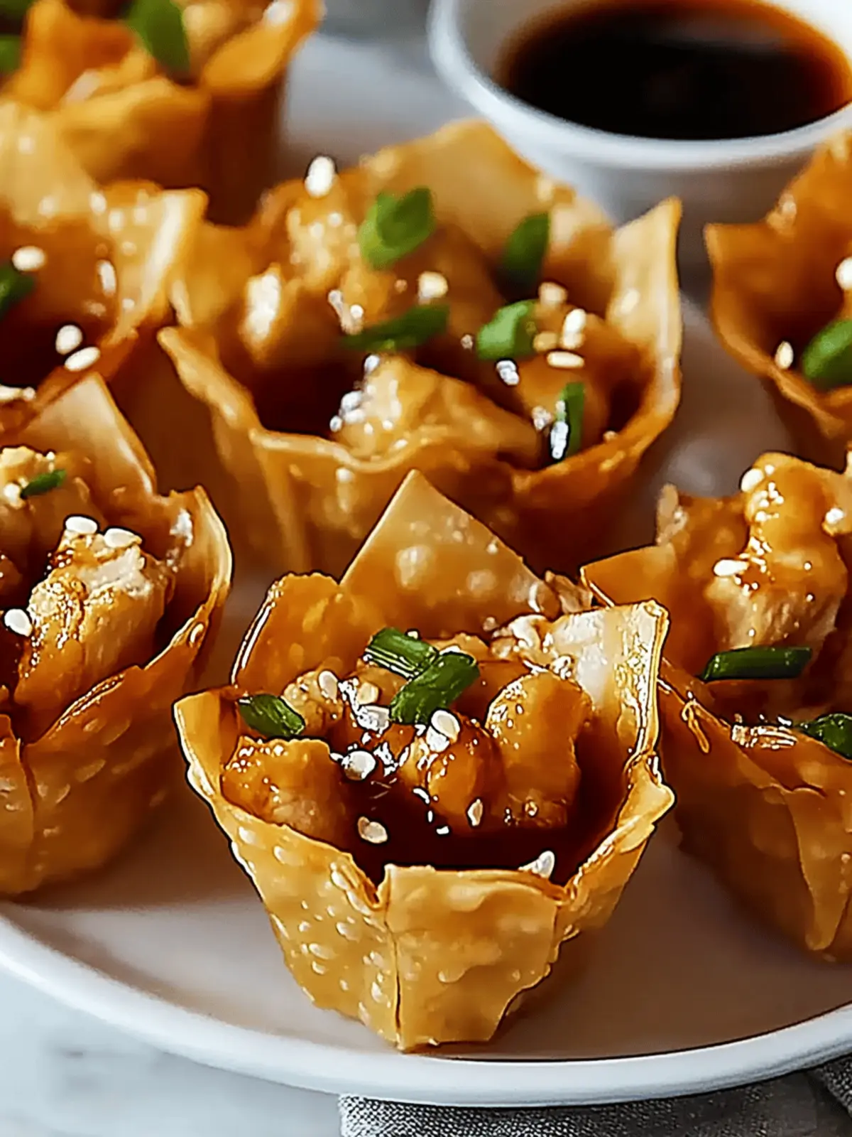 Crispy Chicken Wonton Cups That Will Wow Your Guests 3 Crispy Chicken Wonton Cups