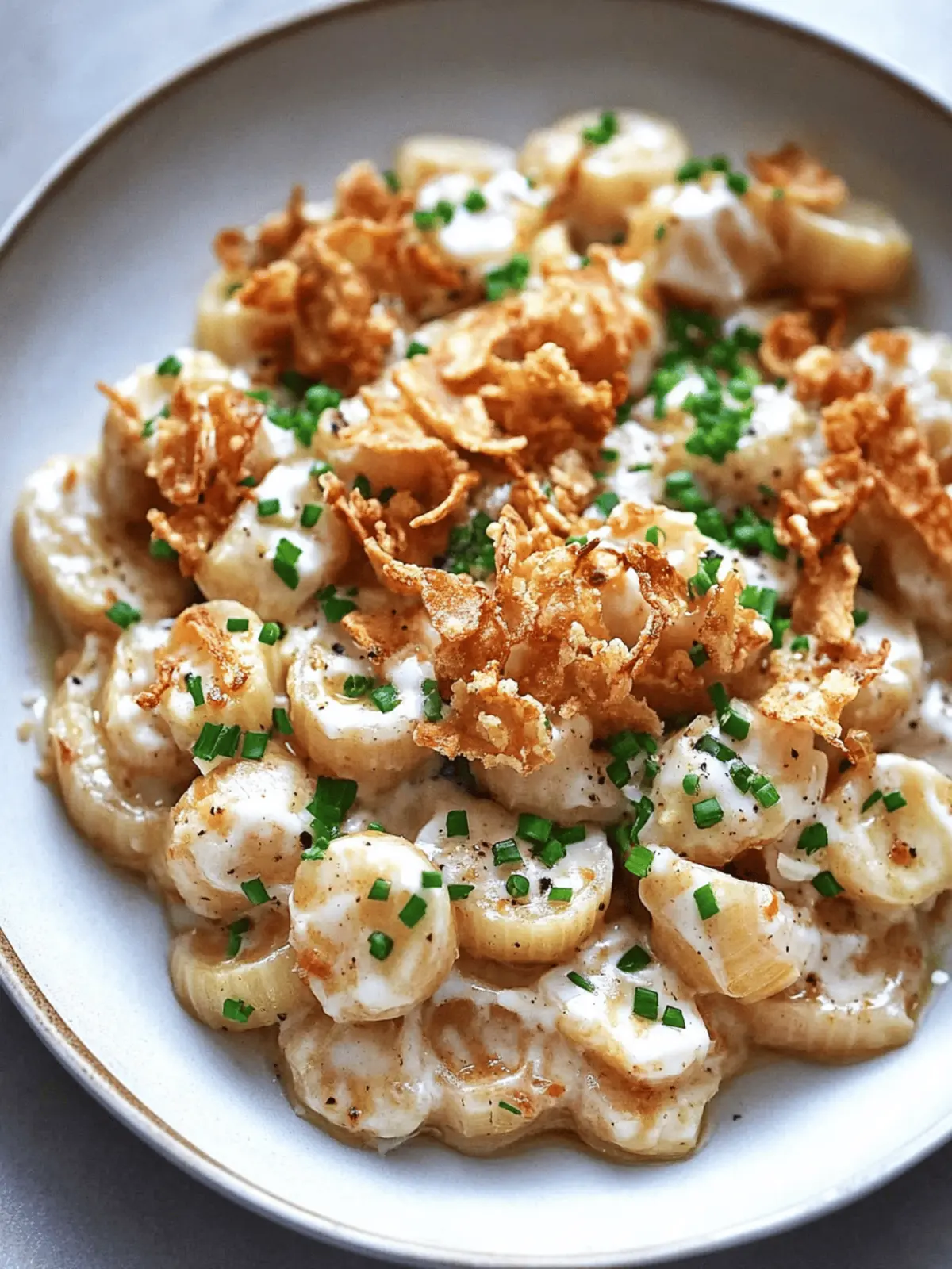 Savory Brown Butter Miso & Roasted Garlic Radiatori Bliss 5 Brown Butter Miso & Roasted Garlic Radiatori with Crispy Shallots