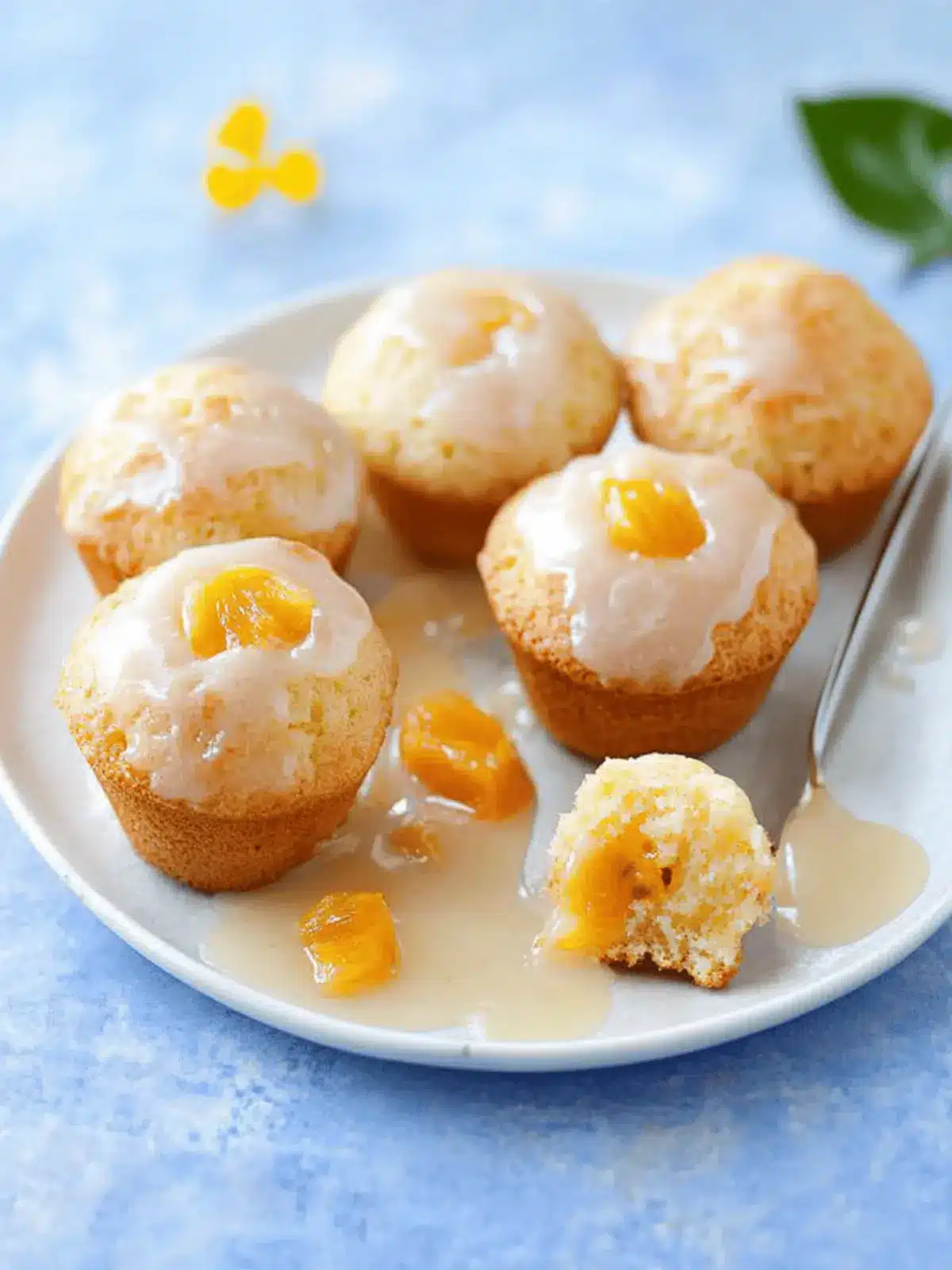 Mango Muffins with Passion Fruit Glaze for Refreshing Summer Vibes 4 Mango Muffins with Passion Fruit Glaze