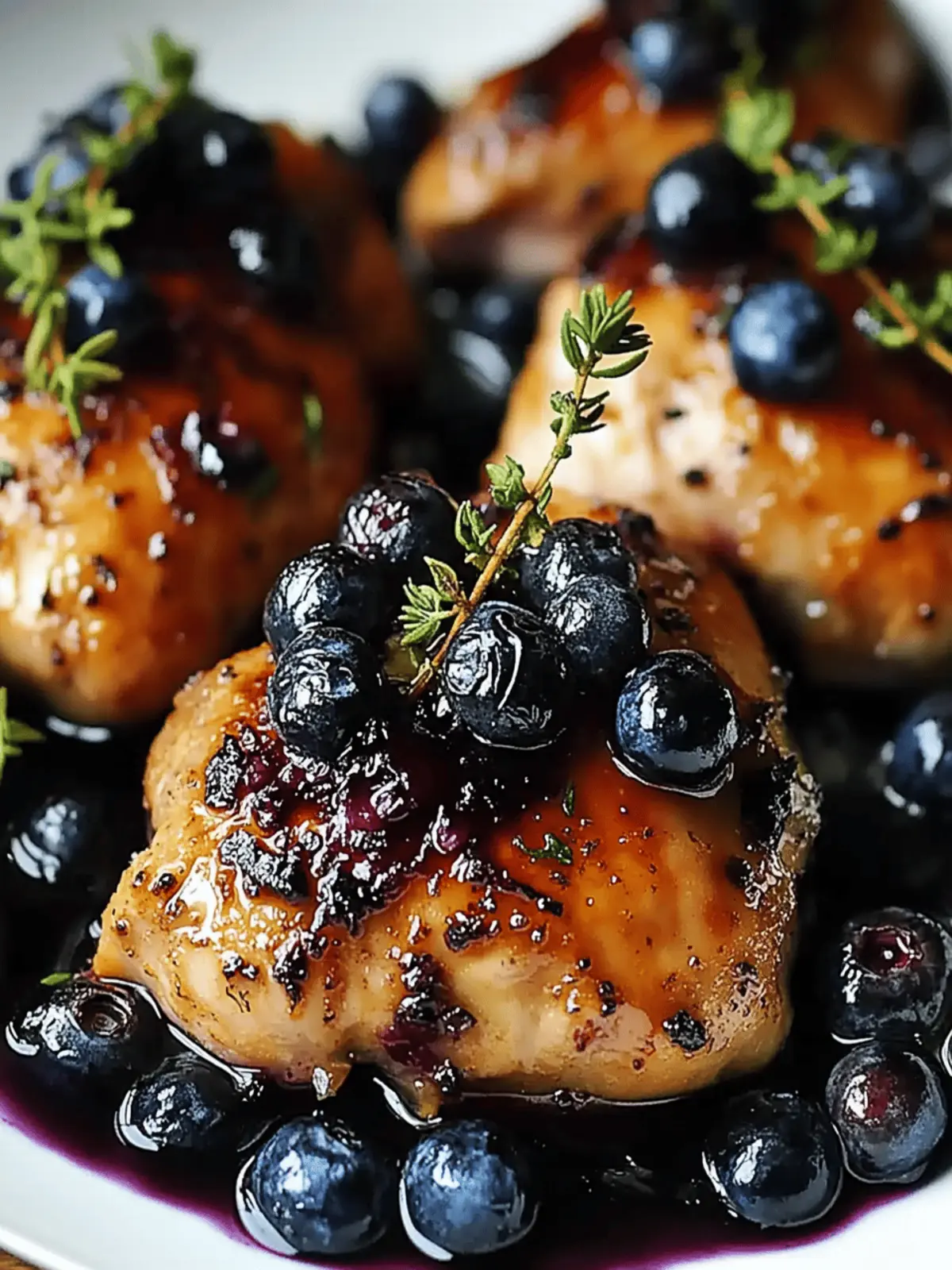 Blueberry Thyme Chicken: Elevate Your Dinner Game Tonight 3 Blueberry Thyme Chicken