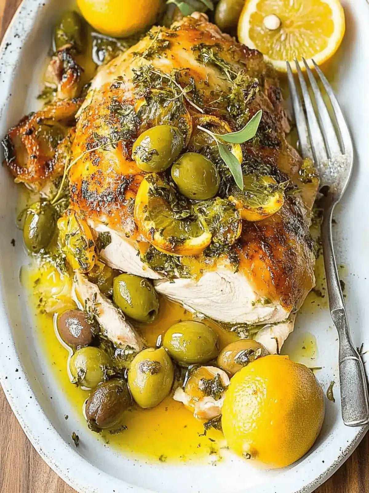 Herb Roasted Chicken with Warm Olives and Citrus Bliss 5 Herb Roasted Chicken with Warm Olives and Citrus