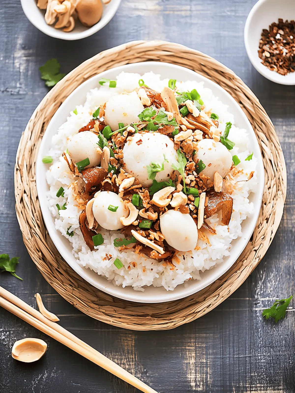 Savory Vietnamese Sticky Rice: Top It Your Way! 5 Vietnamese Sticky Rice