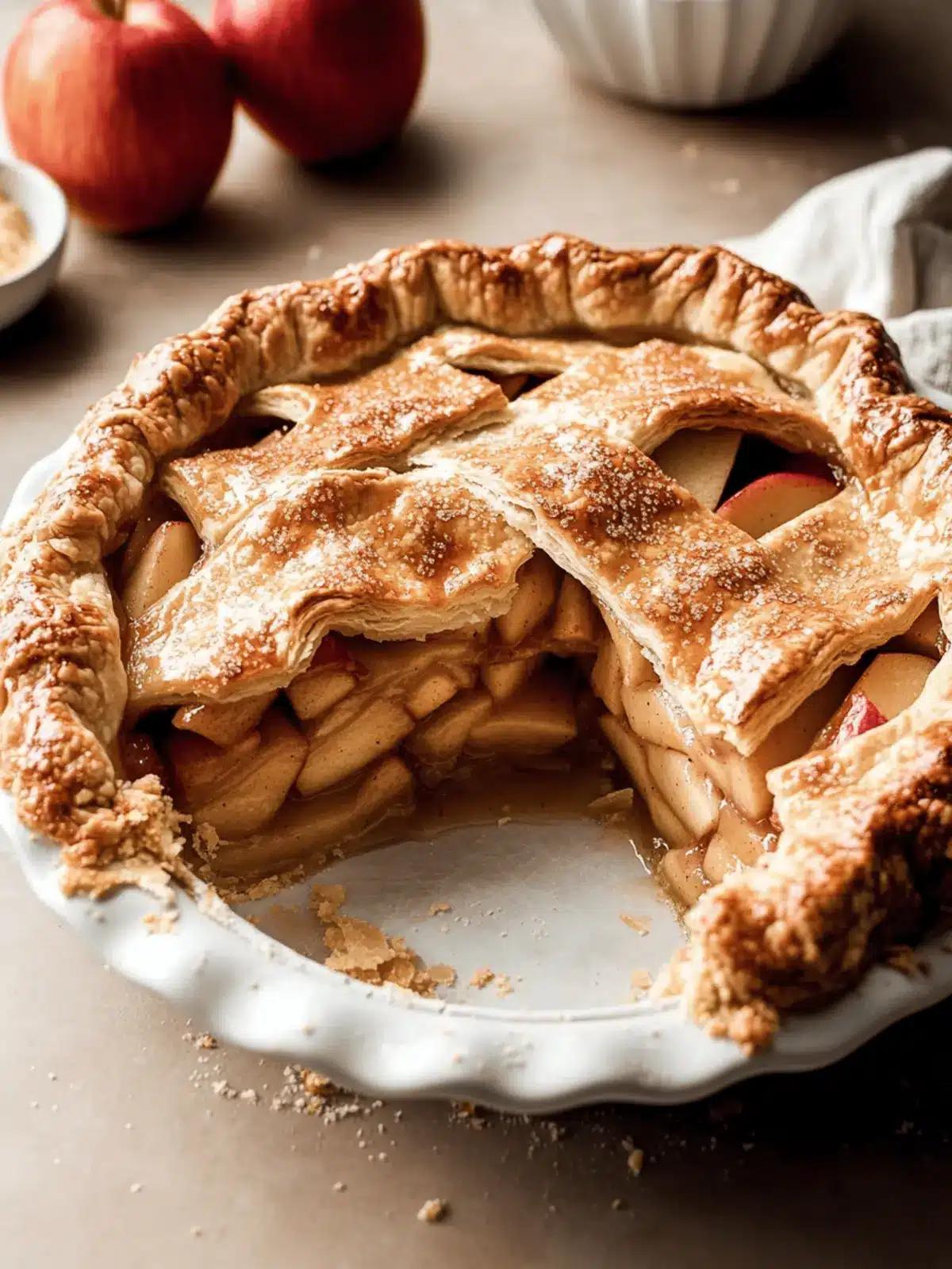 Delicious Apple Pie with Puff Pastry for Cozy Nights 4 Apple Pie with Puff Pastry