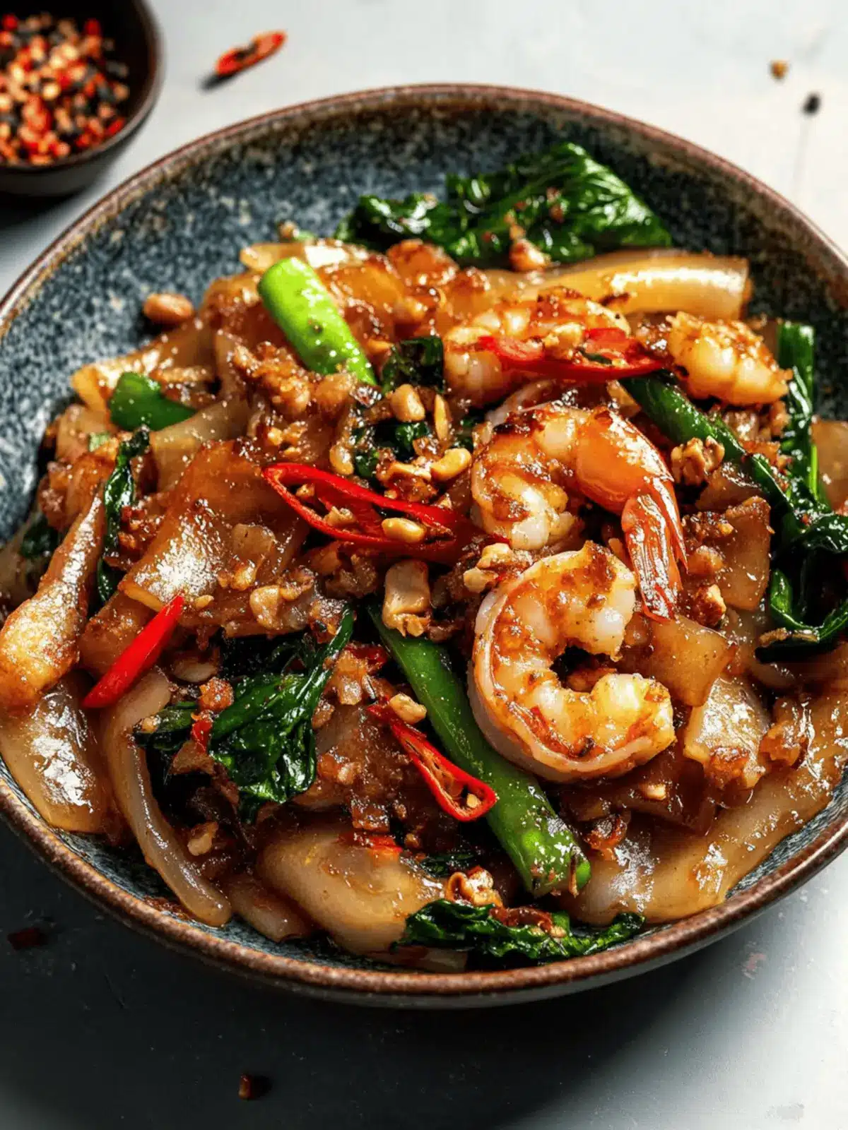 Savory Garlic Prawn Pad See Ew in Just 15 Minutes! 3 Garlic Prawn Pad See Ew