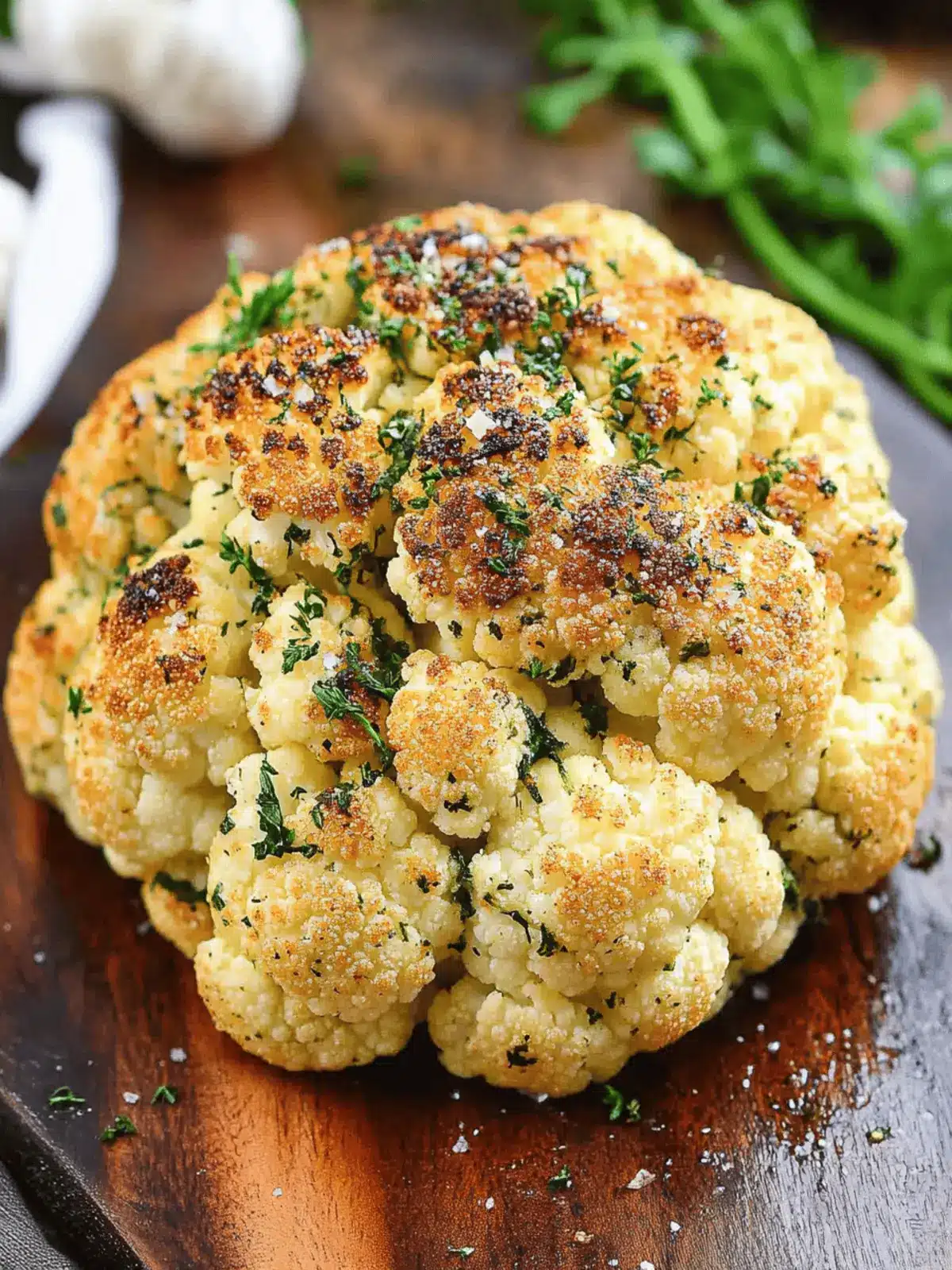 Savory Whole Roasted Cauliflower: A Perfect Fam-Bam Dish 5 Whole Roasted Cauliflower
