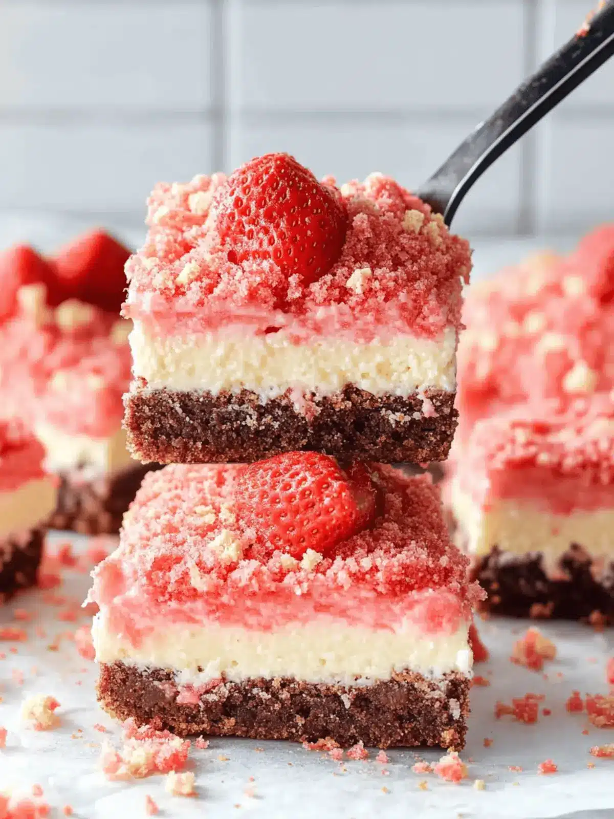 Decadent Strawberry Cheesecake Brownies You’ll Adore 2 Strawberry Cheesecake Brownies