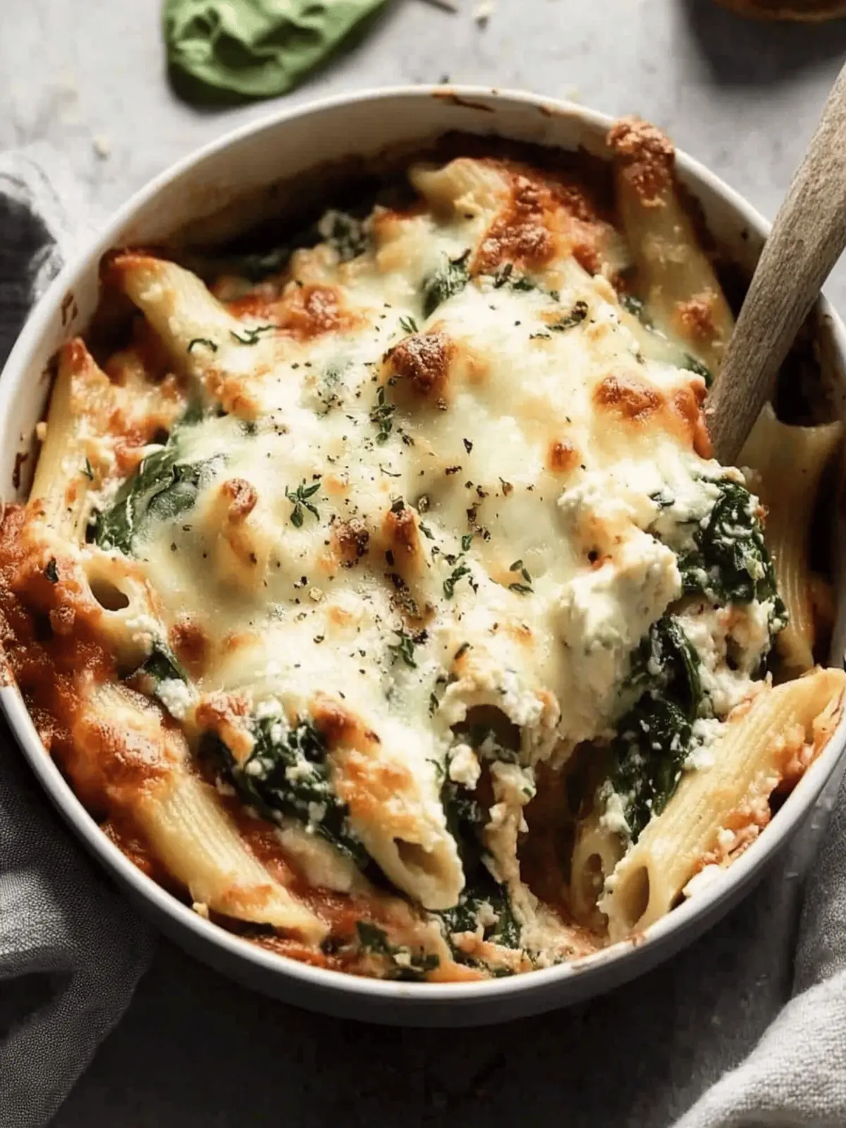 Irresistible Spinach & Ricotta Pasta Bake for Cozy Nights 3 Spinach & Ricotta Pasta Bake