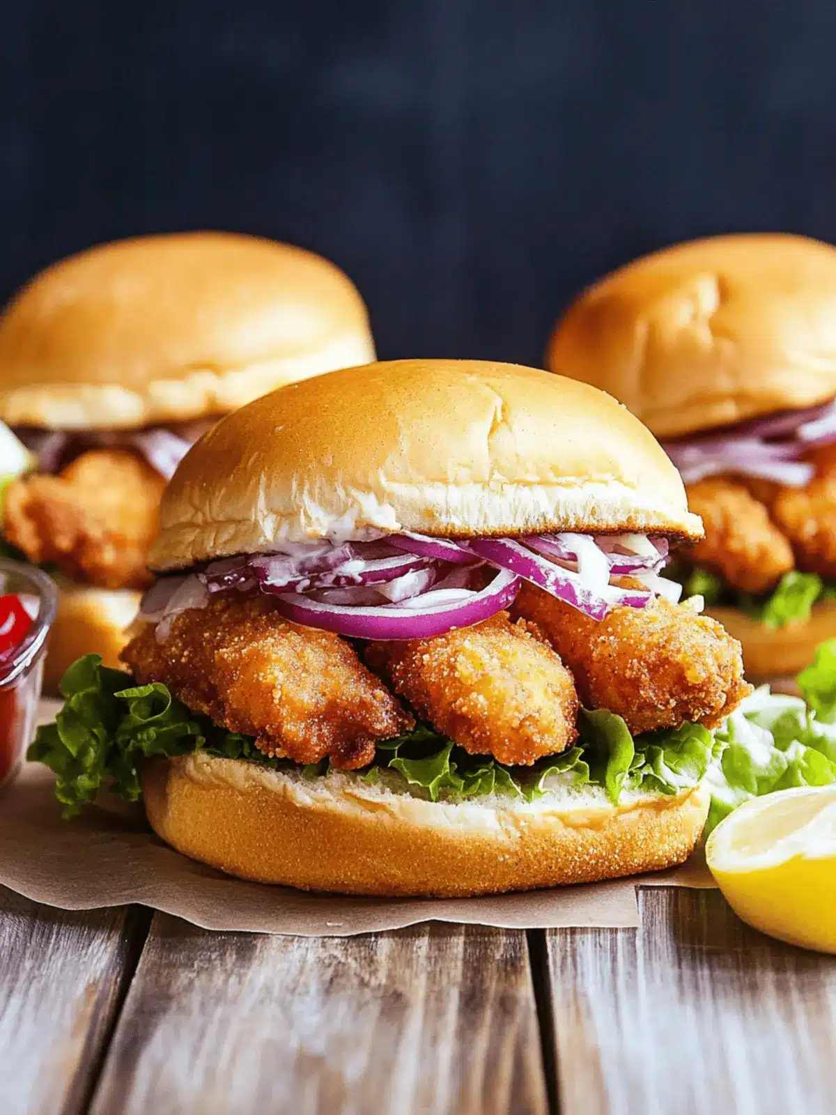 Irresistible Fried Catfish Sandwiches with Creamy Slaw Delight 2 Fried Catfish Sandwiches