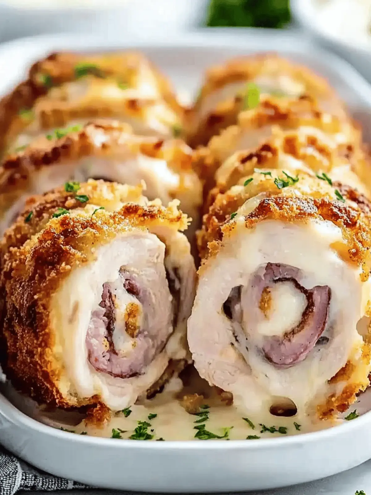 Stuffed Chicken Cordon Bleu Bake: A Cozy Family Favorite 3 Stuffed Chicken Cordon Bleu Bake