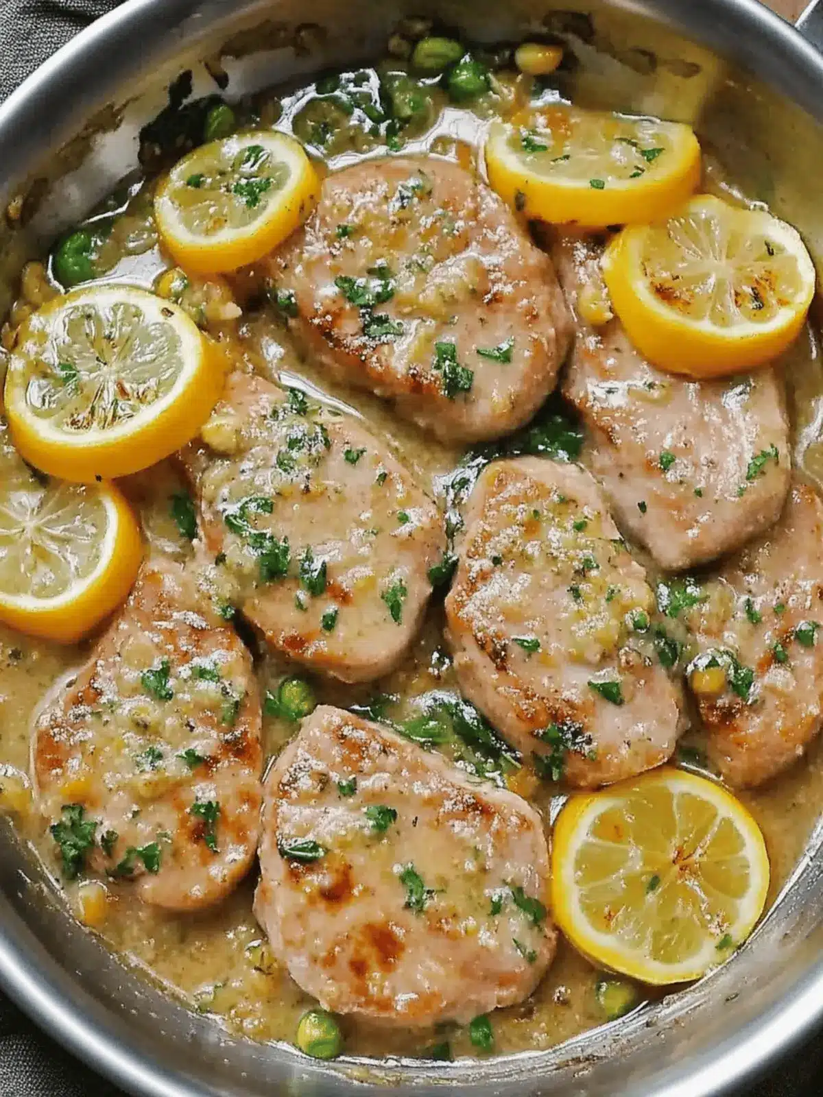 Savor Pork Medallions with Picatta Sauce in Just 25 Minutes 2 Pork Medallions with Picatta Sauce