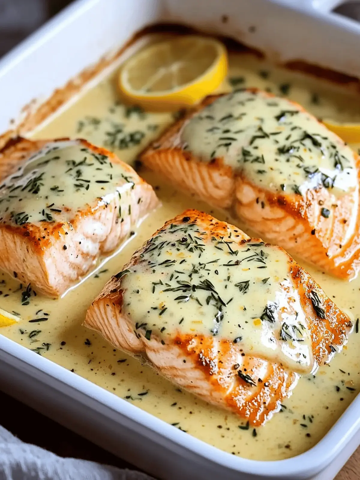 Baked Salmon with Lemon Butter Cream Sauce You’ll Love 3 Baked Salmon with Lemon Butter Cream Sauce