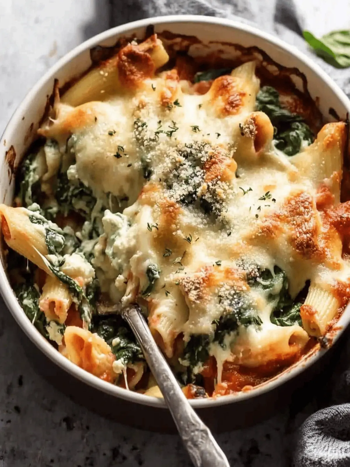 Irresistible Spinach & Ricotta Pasta Bake for Cozy Nights 4 Spinach & Ricotta Pasta Bake
