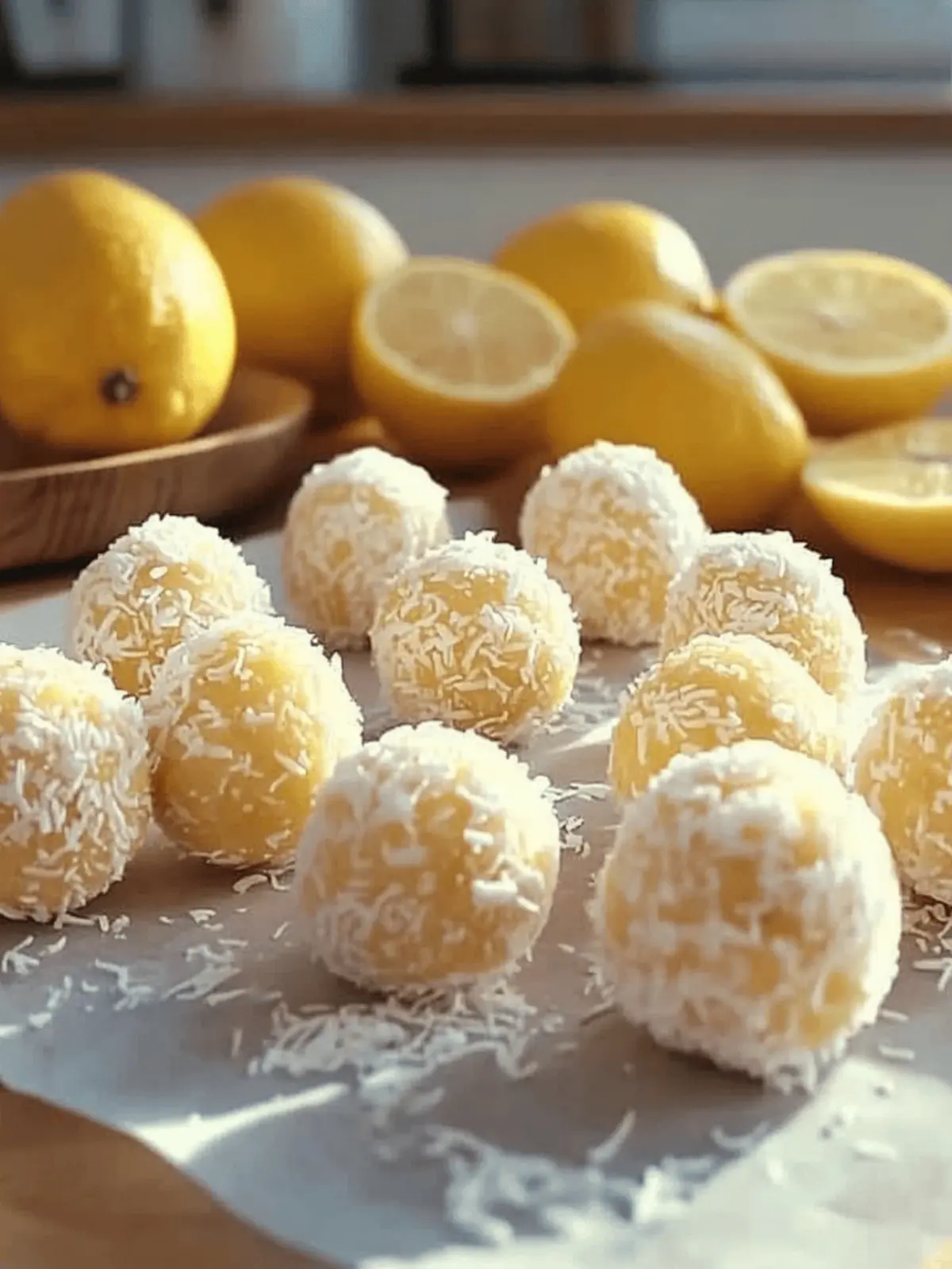 Zesty Lemon Coconut Protein Power Balls for Energizing Snacking 4 Lemon Coconut Protein Power Balls
