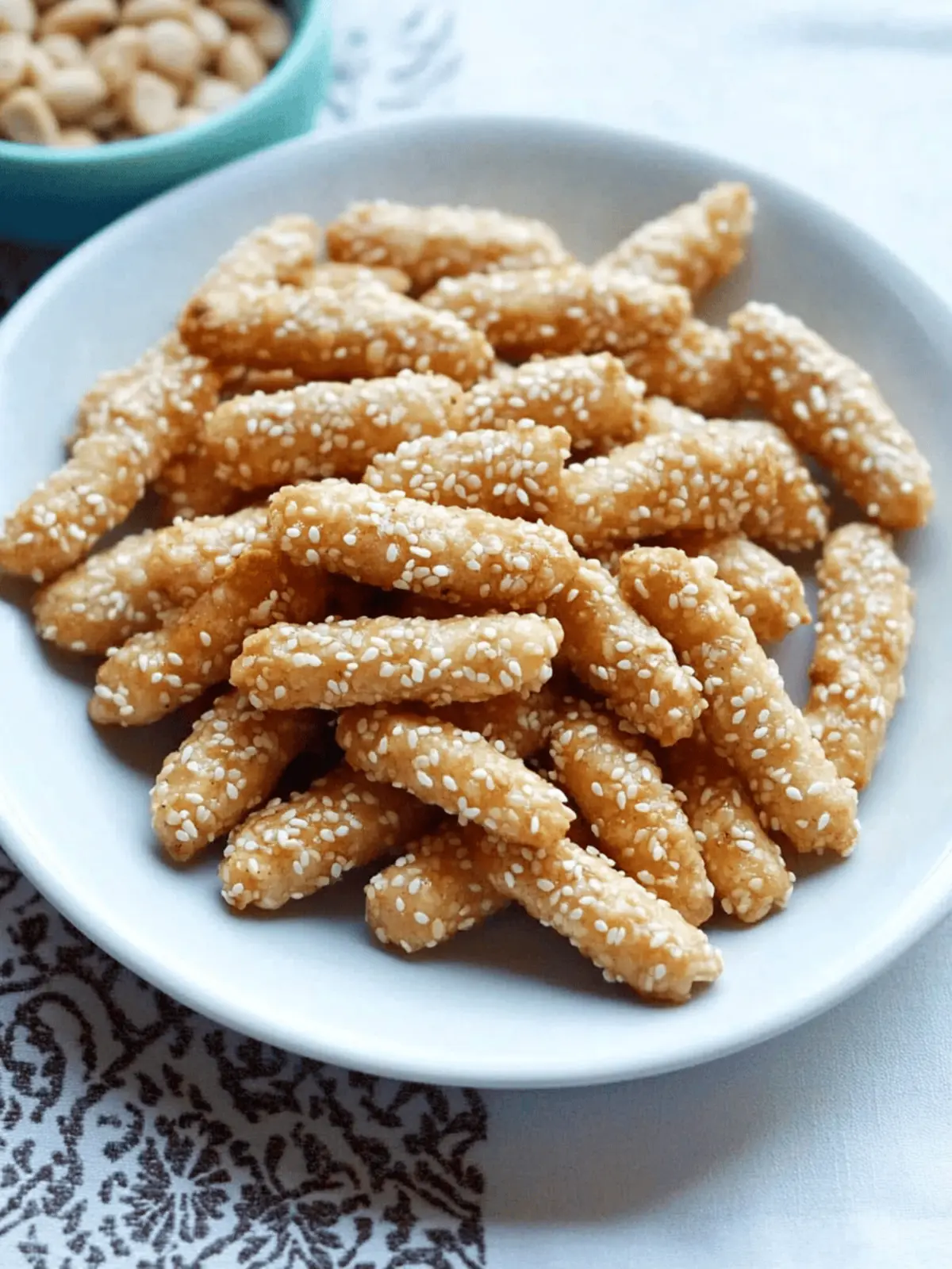 Buttery Sesame Sticks: Your New Favorite Crunchy Snack! 2 Buttery Sesame Sticks