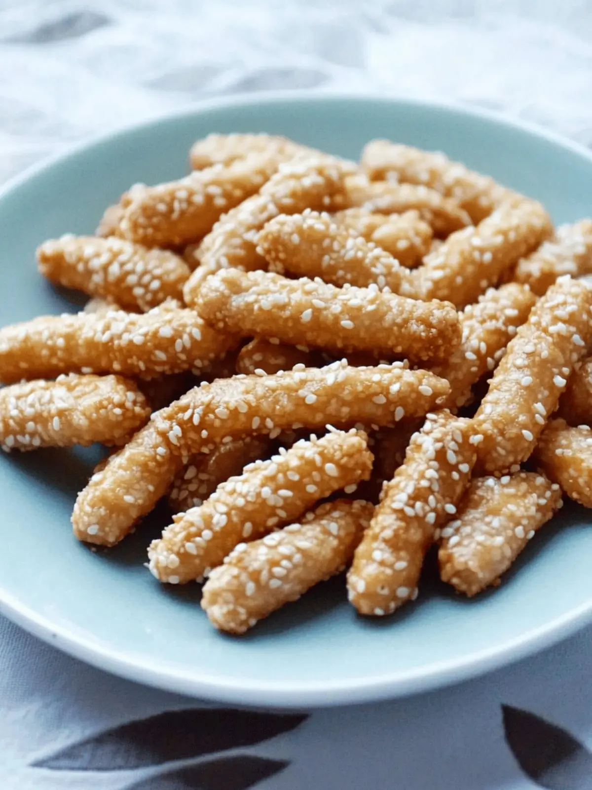 Buttery Sesame Sticks: Your New Favorite Crunchy Snack! 4 Buttery Sesame Sticks