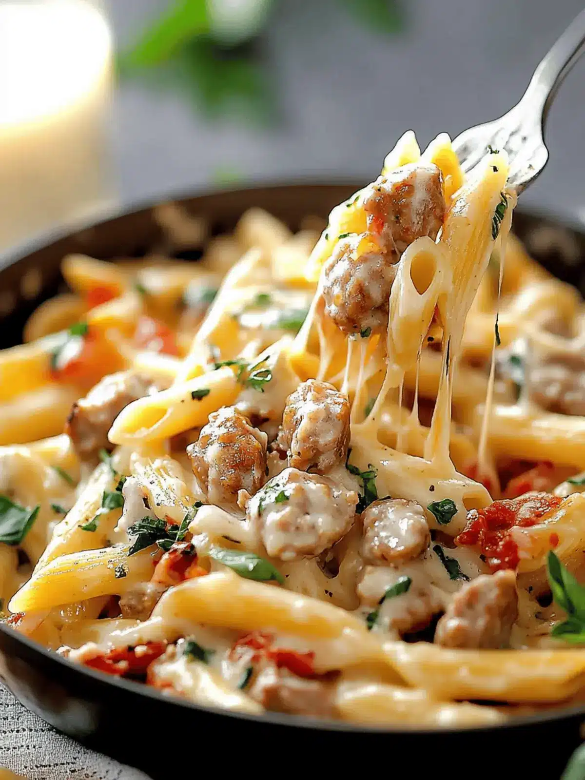 Creamy Tuscan Sausage Pasta That You Can Whip Up in 30 Minutes 4 Creamy Tuscan Sausage Pasta