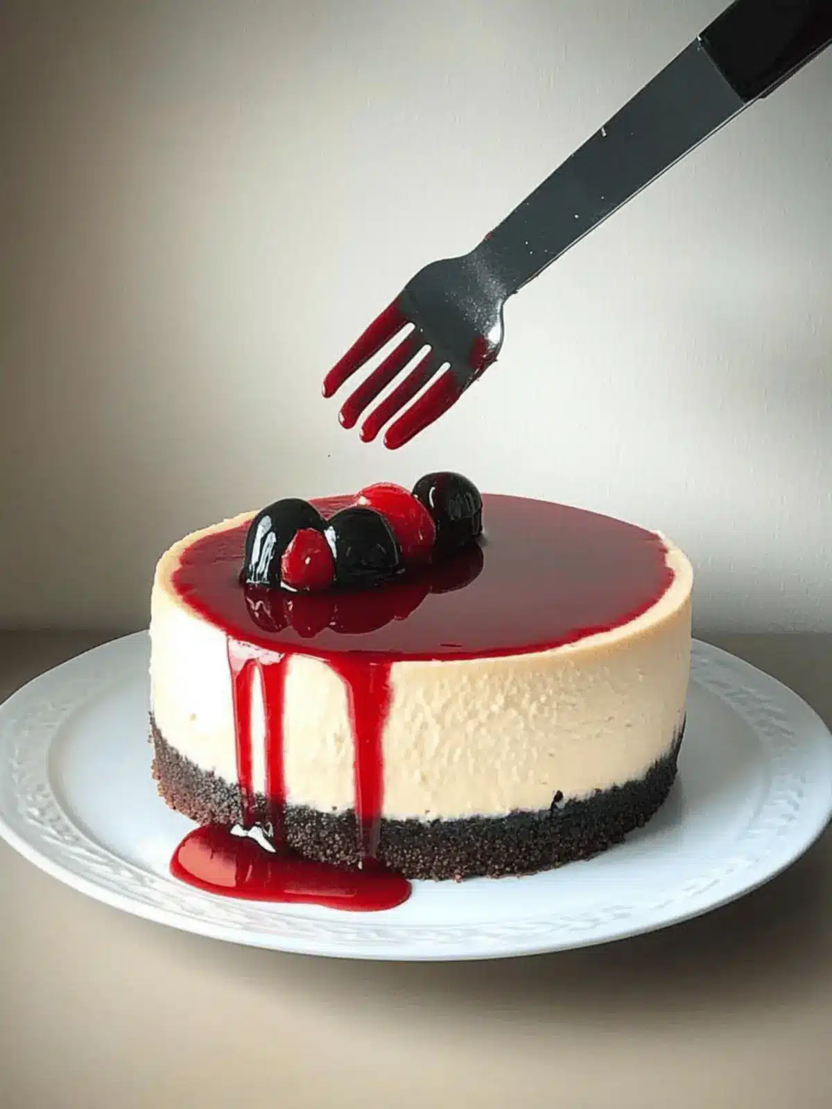 Indulge in a Bloody Good Halloween Cheesecake Delight 3 Bloody Good Halloween Cheesecake