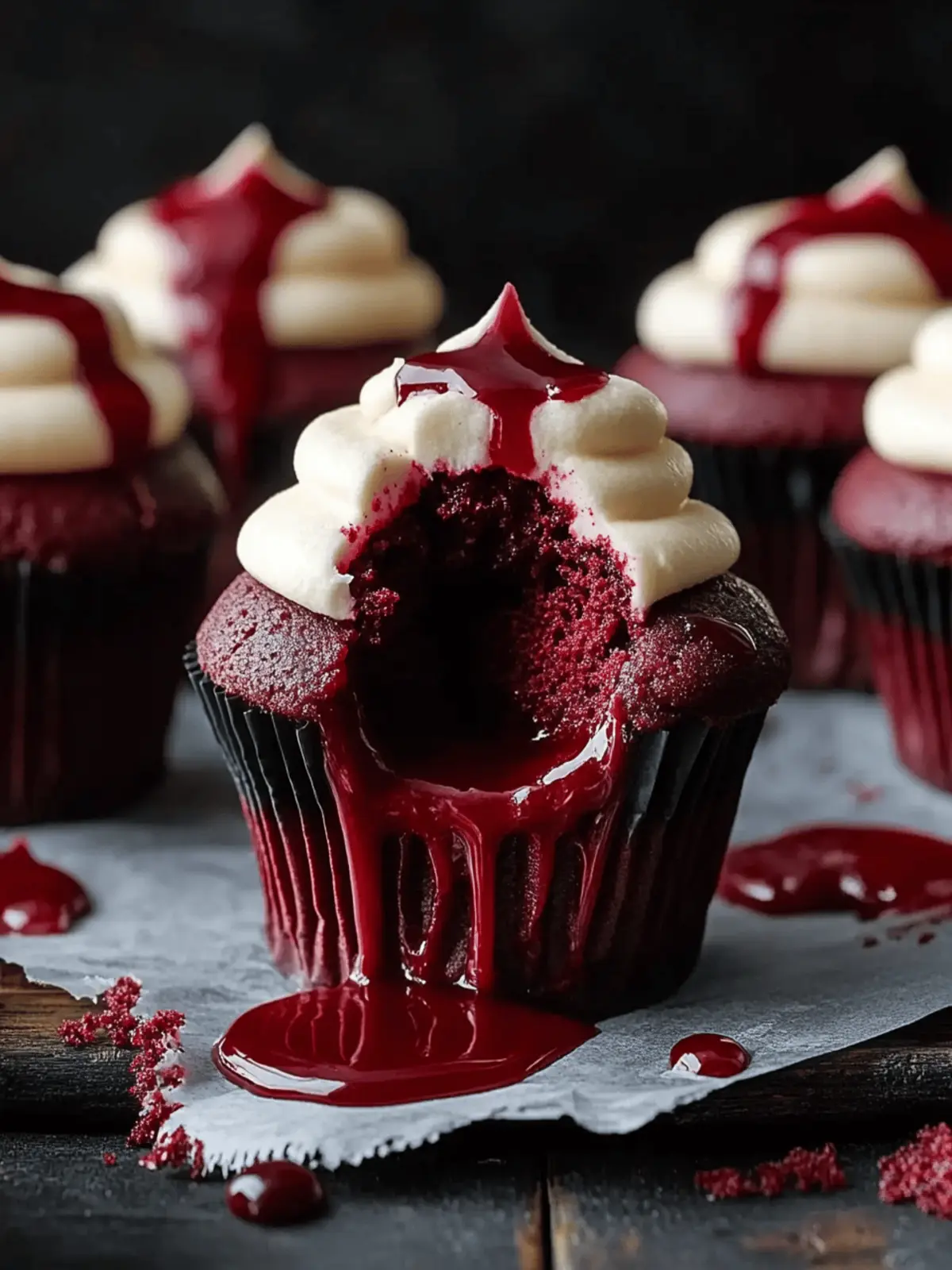 Delicious Halloween Vampire Bite Cupcakes for Spooky Treats 5 Halloween Vampire Bite Cupcakes