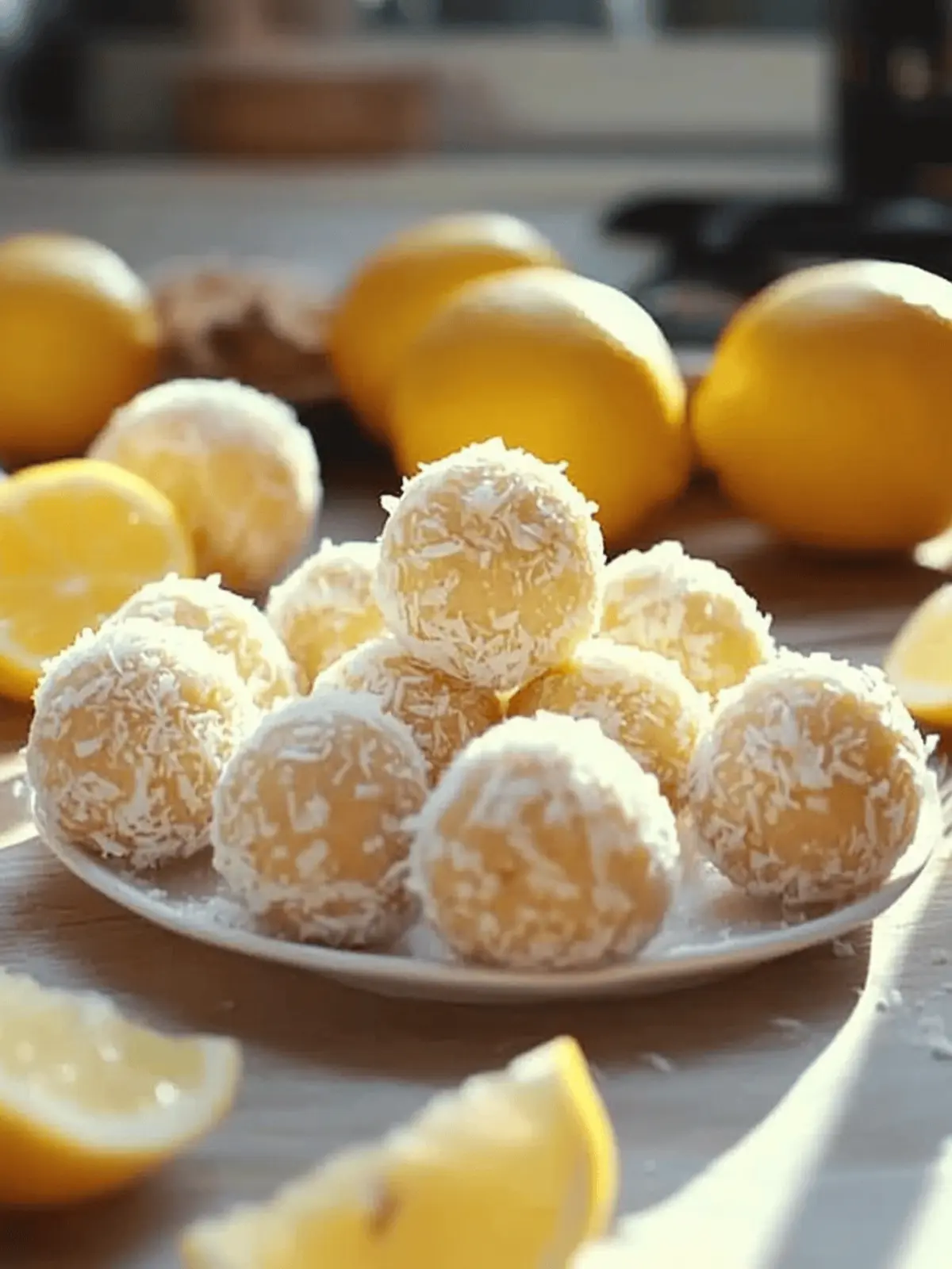 Zesty Lemon Coconut Protein Power Balls for Energizing Snacking 5 Lemon Coconut Protein Power Balls