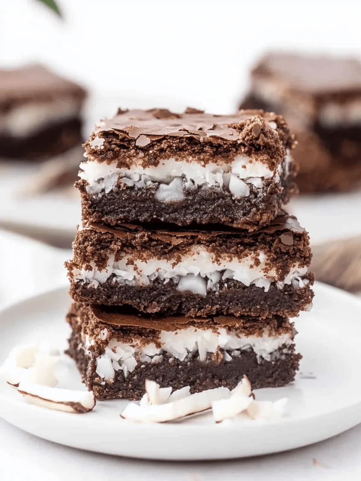 Decadent Coconut Brownies: A Sweet Escape From Fast Food 5 Coconut Brownies
