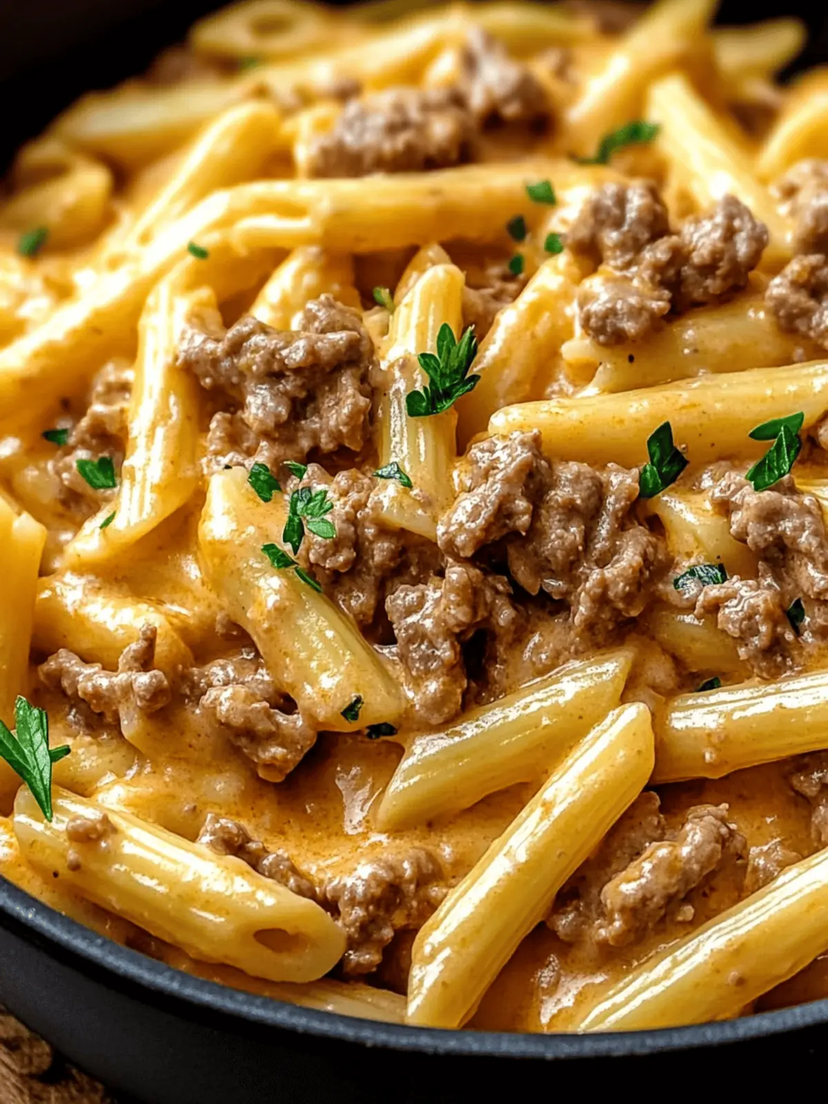 Creamy High Protein Beef Pasta – Dinner Just Got Exciting 2 Creamy High Protein Beef Pasta