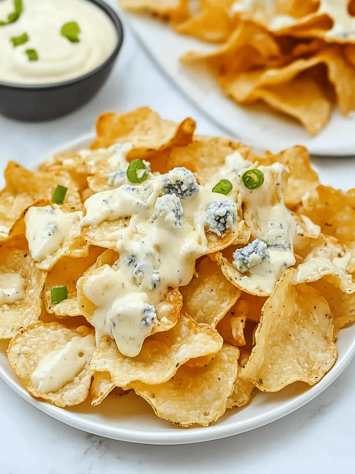 Delicious Copycat Bennigan’s Blue Cheese Chips in 12 Minutes 4 Copycat Bennigan’s Blue Cheese Chips