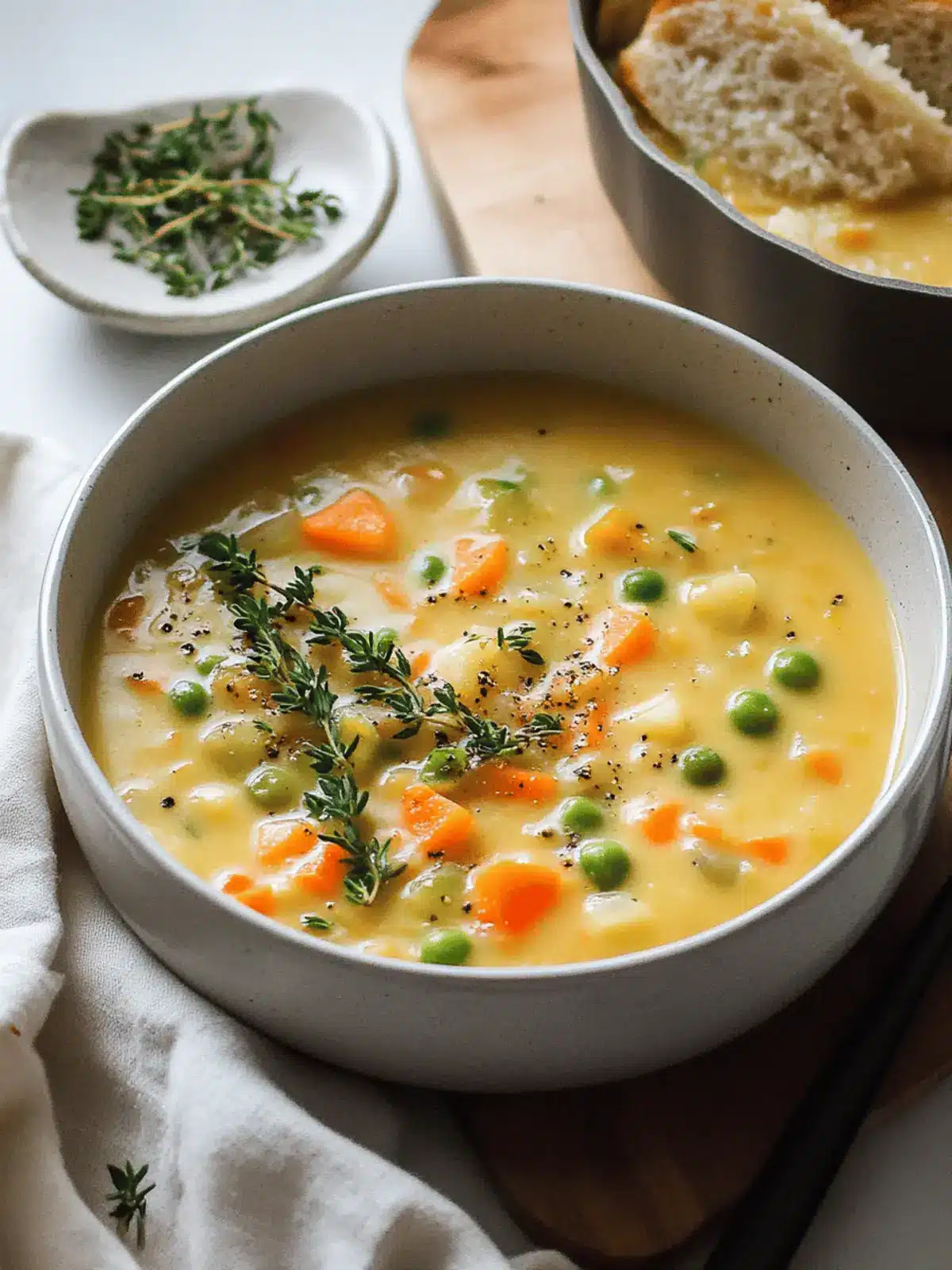 One-Pot Creamy Vegetable Soup: Cozy Comfort in a Bowl 3 One-Pot Creamy Vegetable Soup