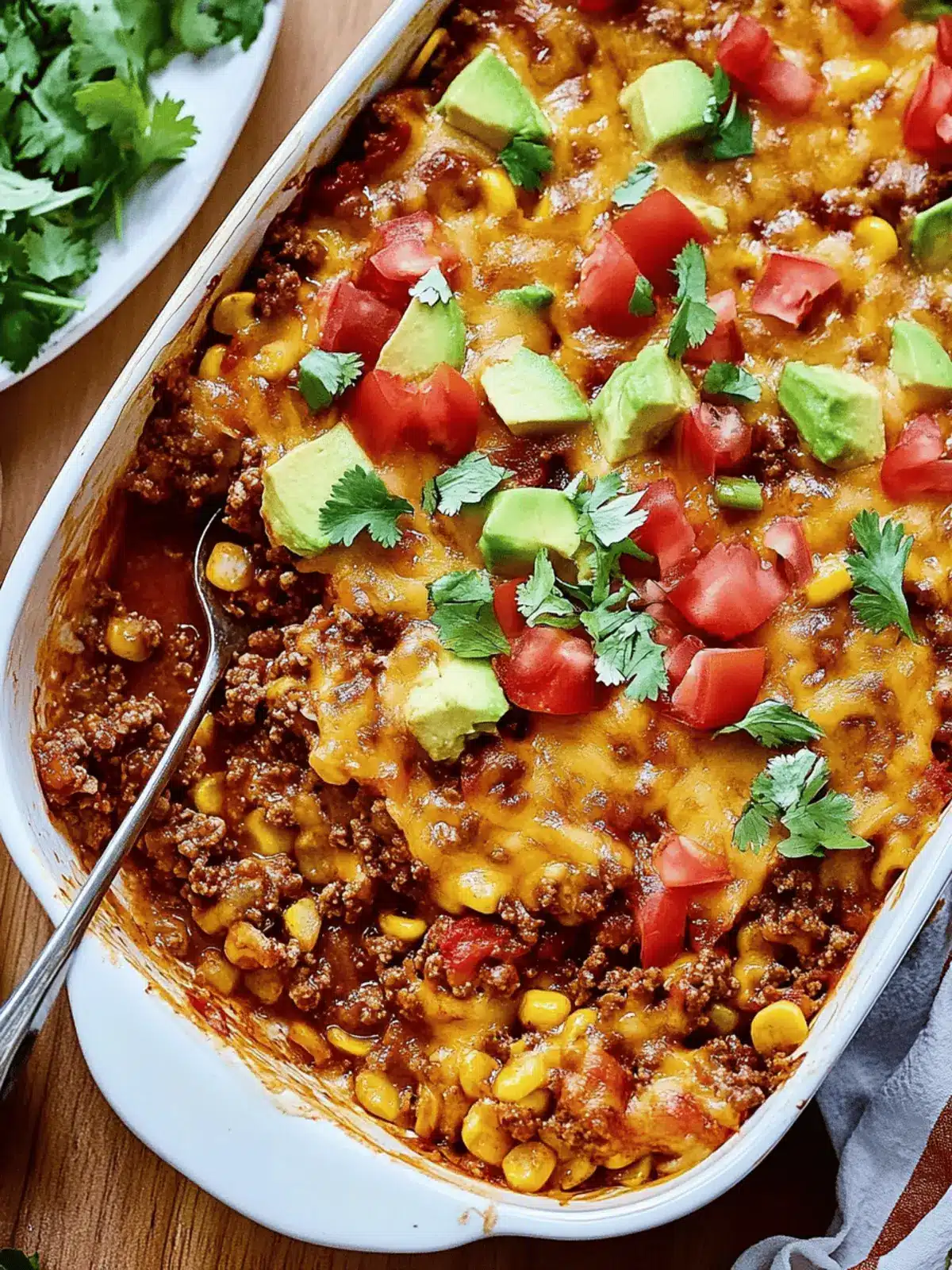 Ground Beef Taco Casserole: Family-Friendly Flavor in One Dish 3 Ground Beef Taco Casserole