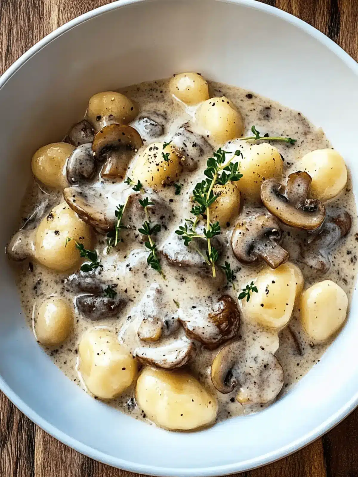 Mushroom Gnocchi with Parmesan Cream Sauce for Cozy Nights 5 Mushroom Gnocchi with Parmesan Cream Sauce