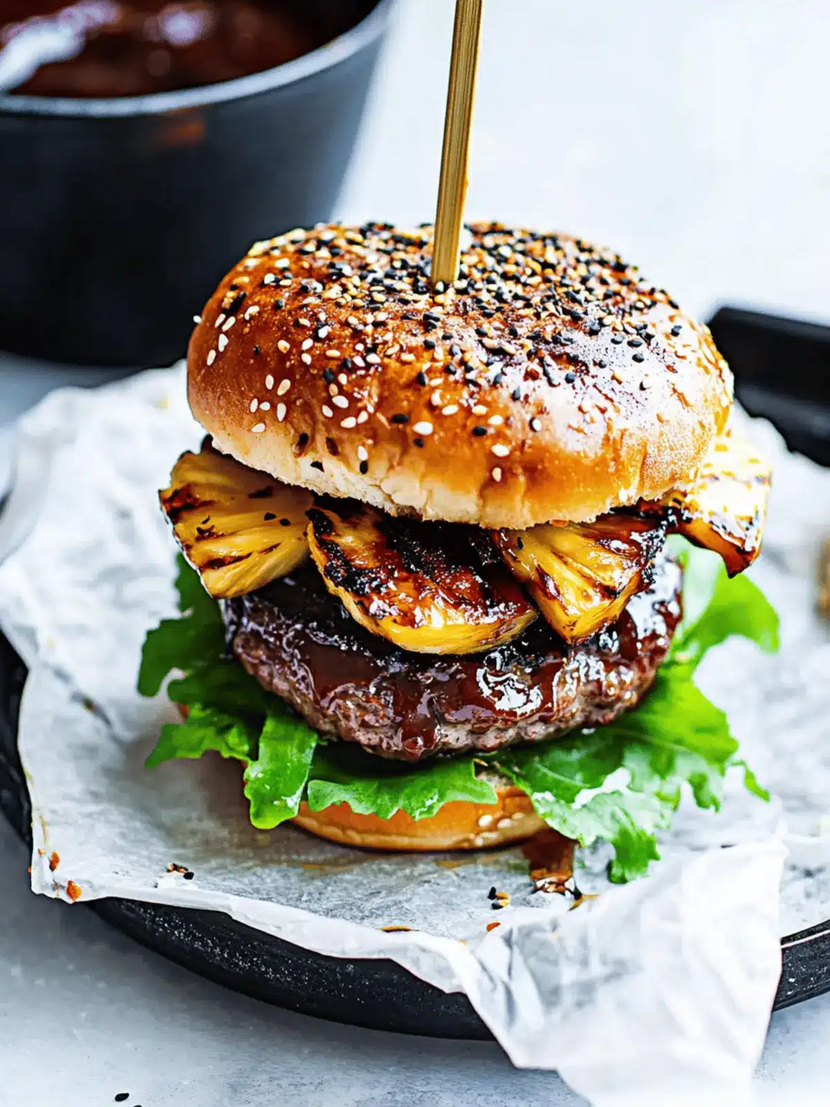 Savor Hawaiian Teriyaki Burgers with Grilled Pineapple Bliss 5 Hawaiian Teriyaki Burgers with Grilled Pineapple