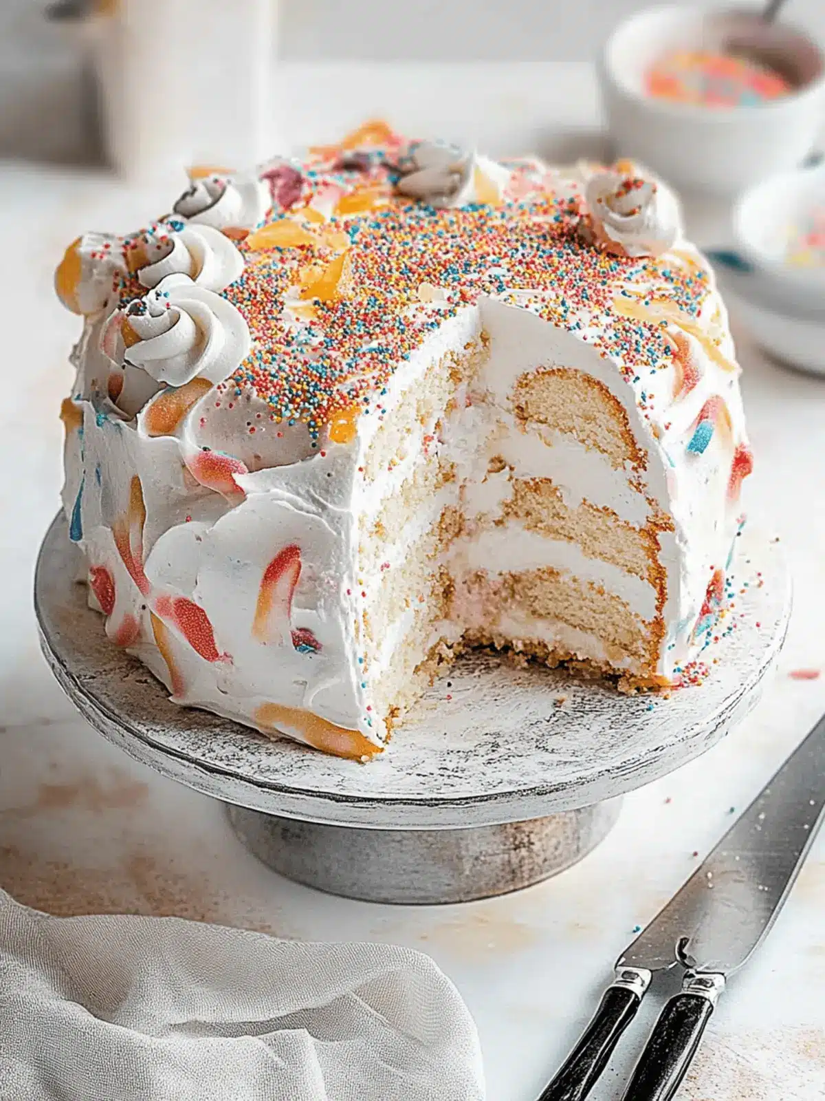 Funfetti Angel Food Cake: A Light and Festive Delight 5 Funfetti Angel Food Cake