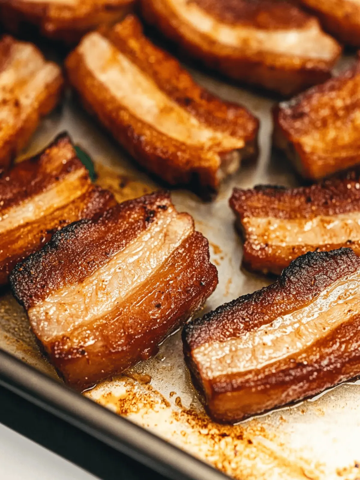 Crispy Oven Baked Pork Belly Slices for a Flavorful Delight 3 Oven Baked Pork Belly Slices