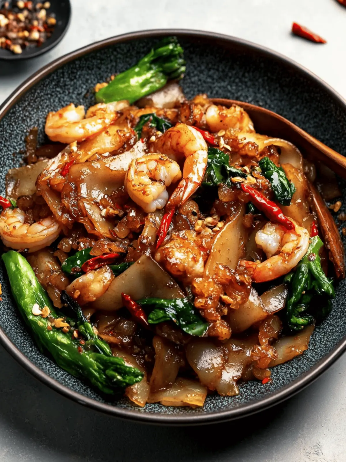 Savory Garlic Prawn Pad See Ew in Just 15 Minutes! 2 Garlic Prawn Pad See Ew