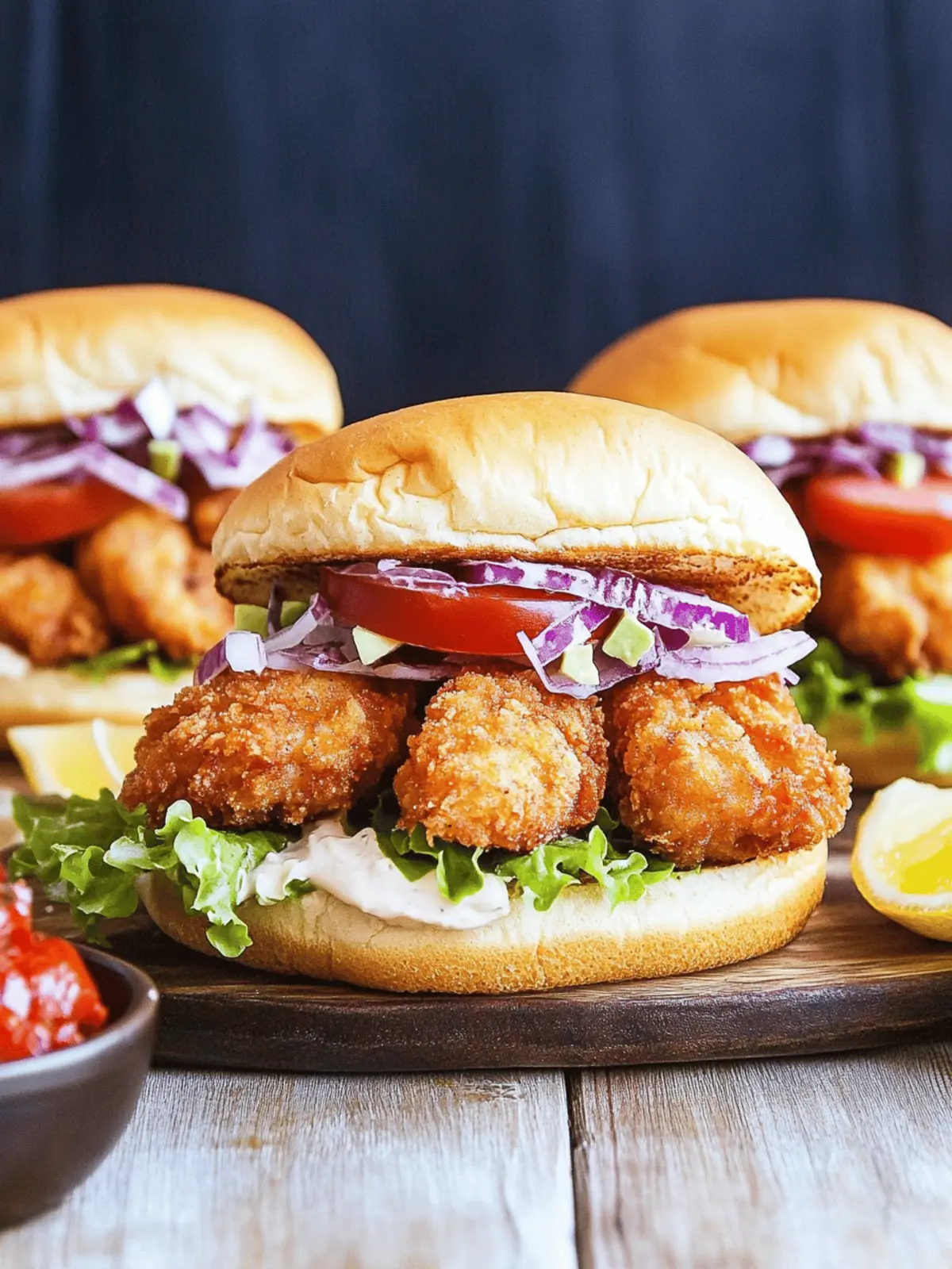 Irresistible Fried Catfish Sandwiches with Creamy Slaw Delight 3 Fried Catfish Sandwiches