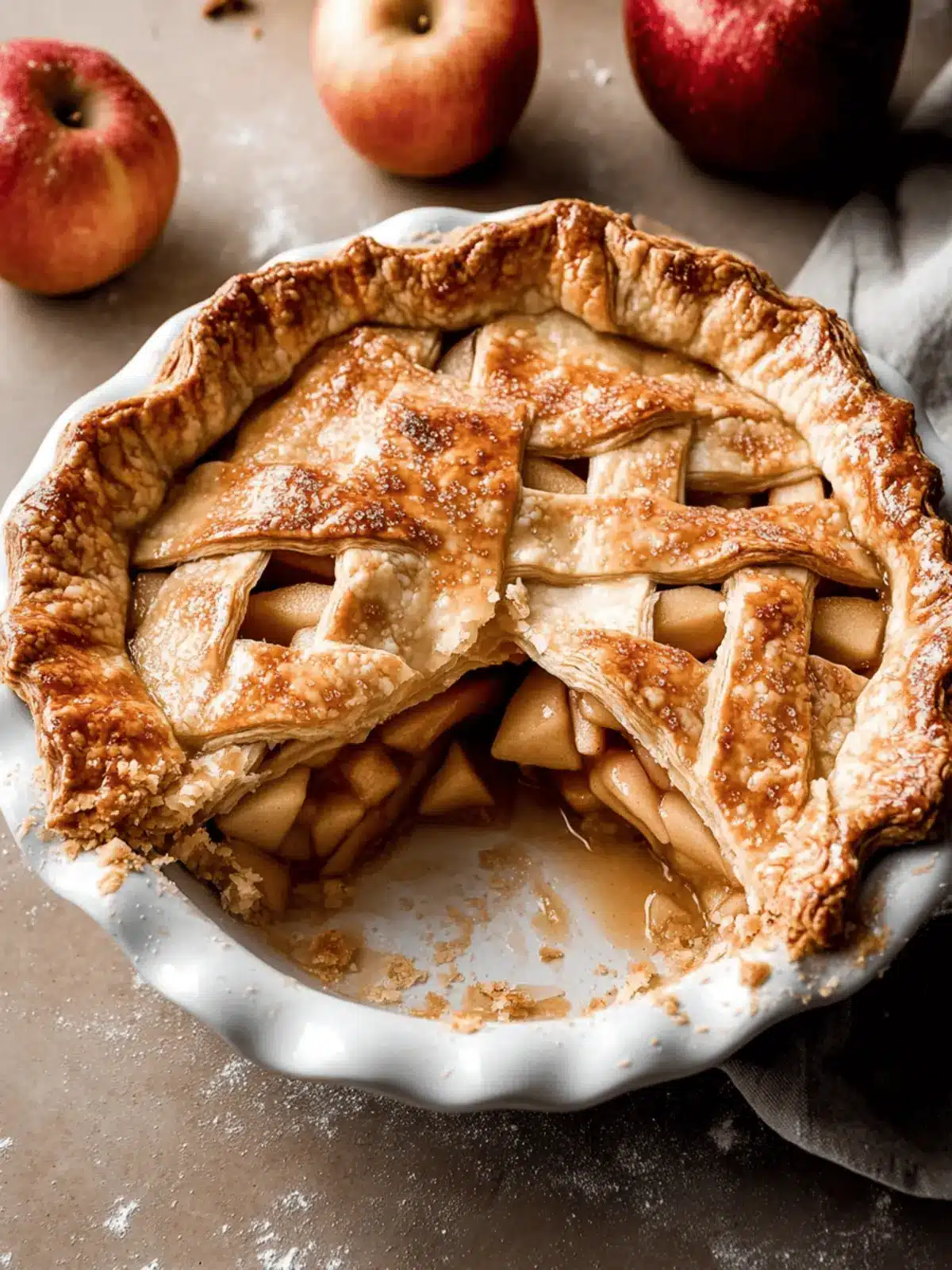 Delicious Apple Pie with Puff Pastry for Cozy Nights 2 Apple Pie with Puff Pastry